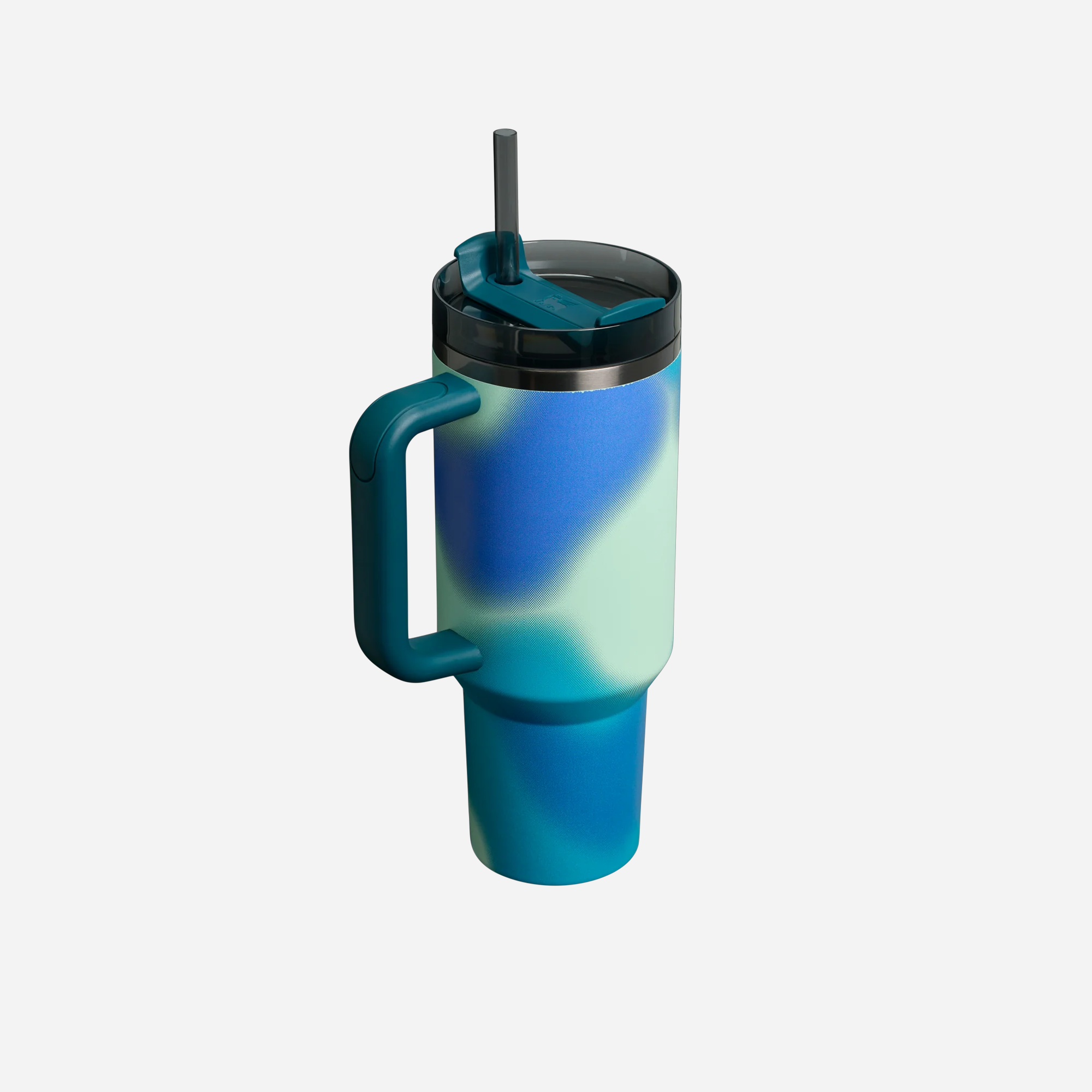Stanley Quencher H2.0 FlowState Tumbler Coastal Teal Motion 40 oz - view 2