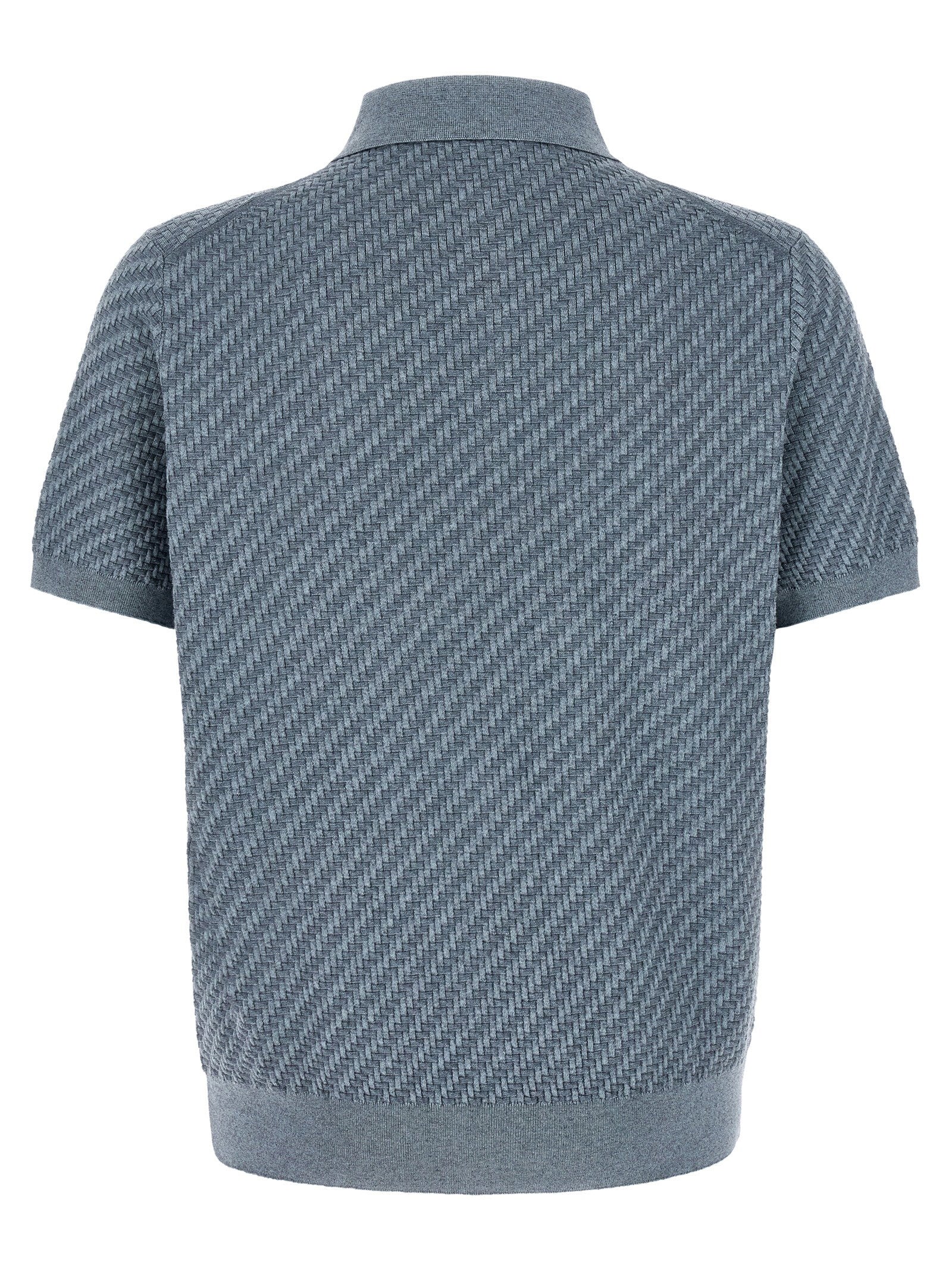 Brioni Trama Weaving Polo - view 2