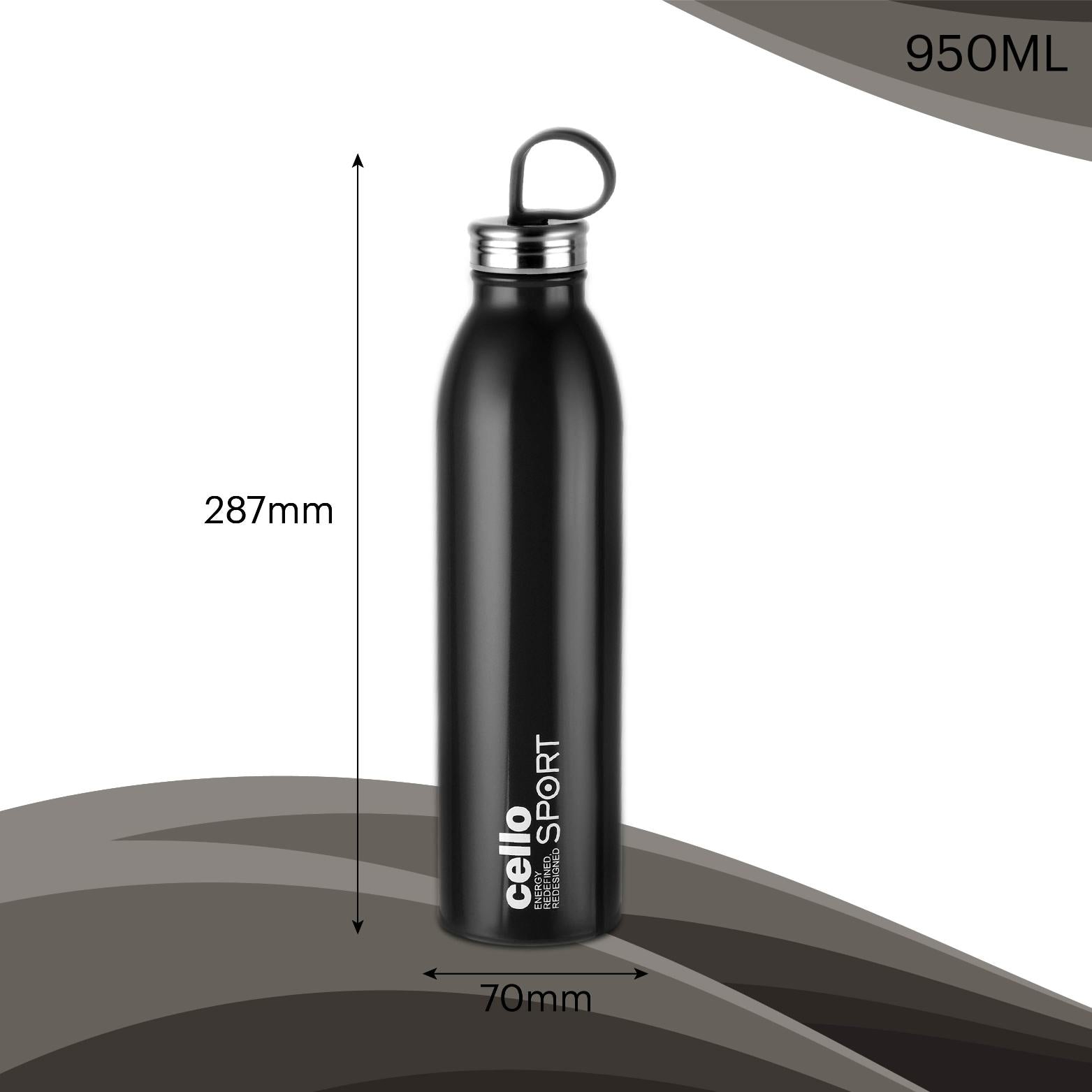 Cello Nios Flask, Vacusteel Water Bottle, 900ml - view 29
