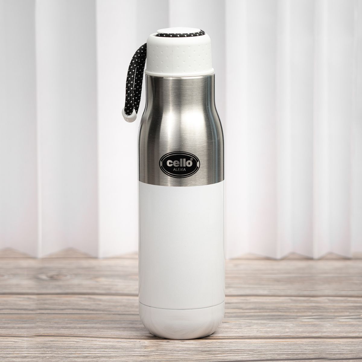 Cello Alexia Flask, Vacusteel Water Bottle, 600ml - view 2