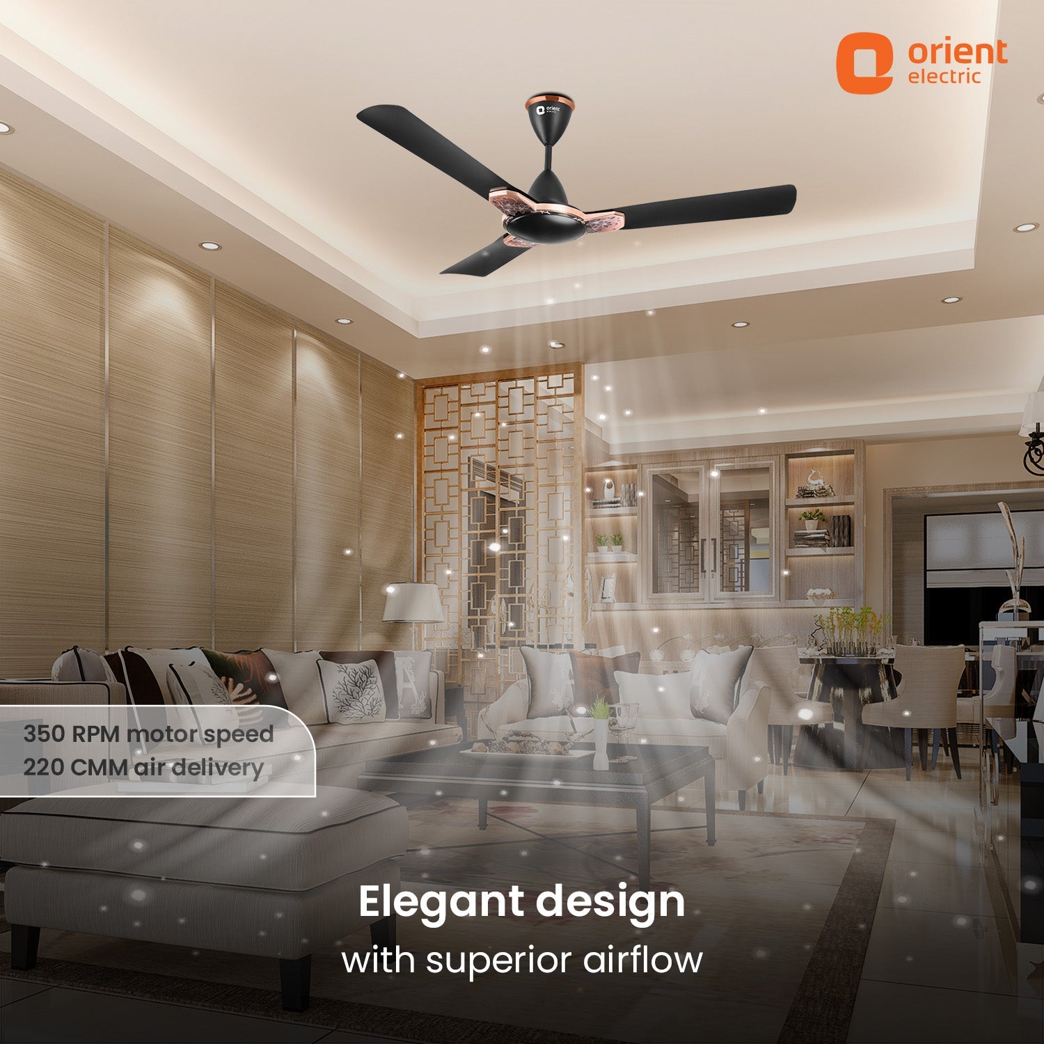 Orient Electric Mozart Nature Designer Ceiling Fan - view 13