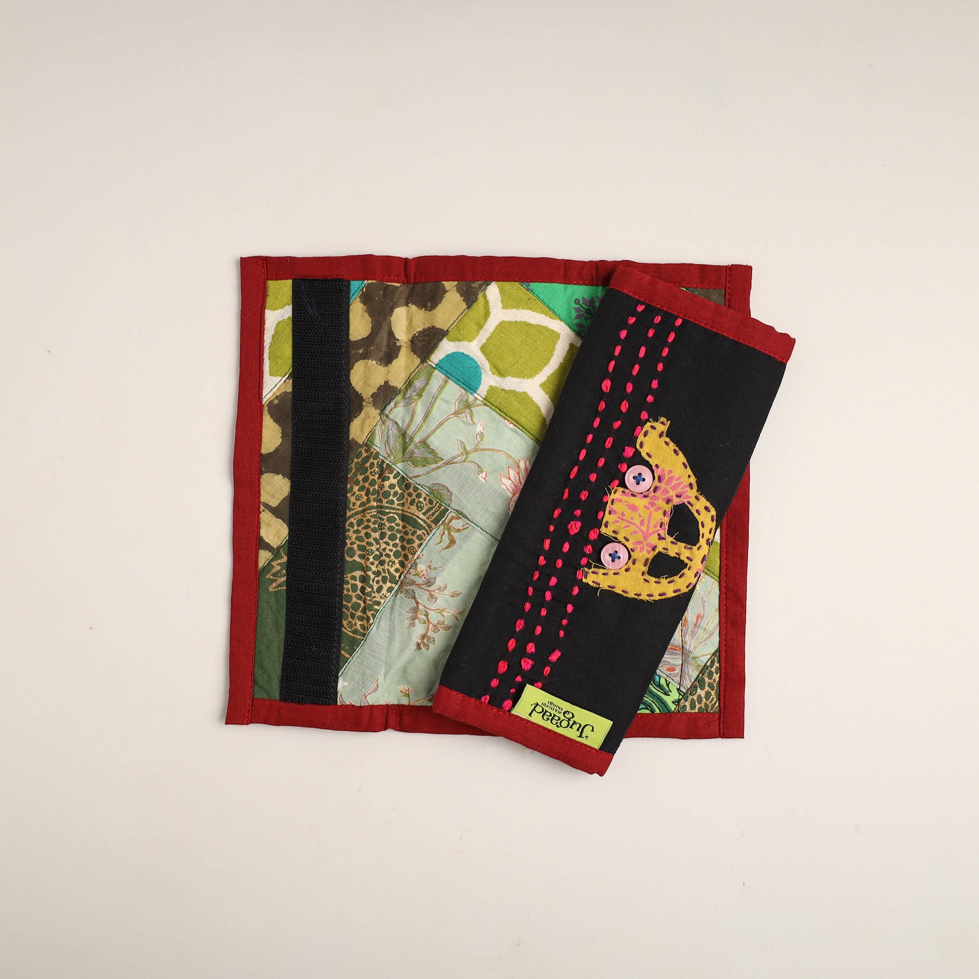 JUGAAD Handmade Fridge Handle/Seat Belt Cover (Set of 2) 60 - view 2