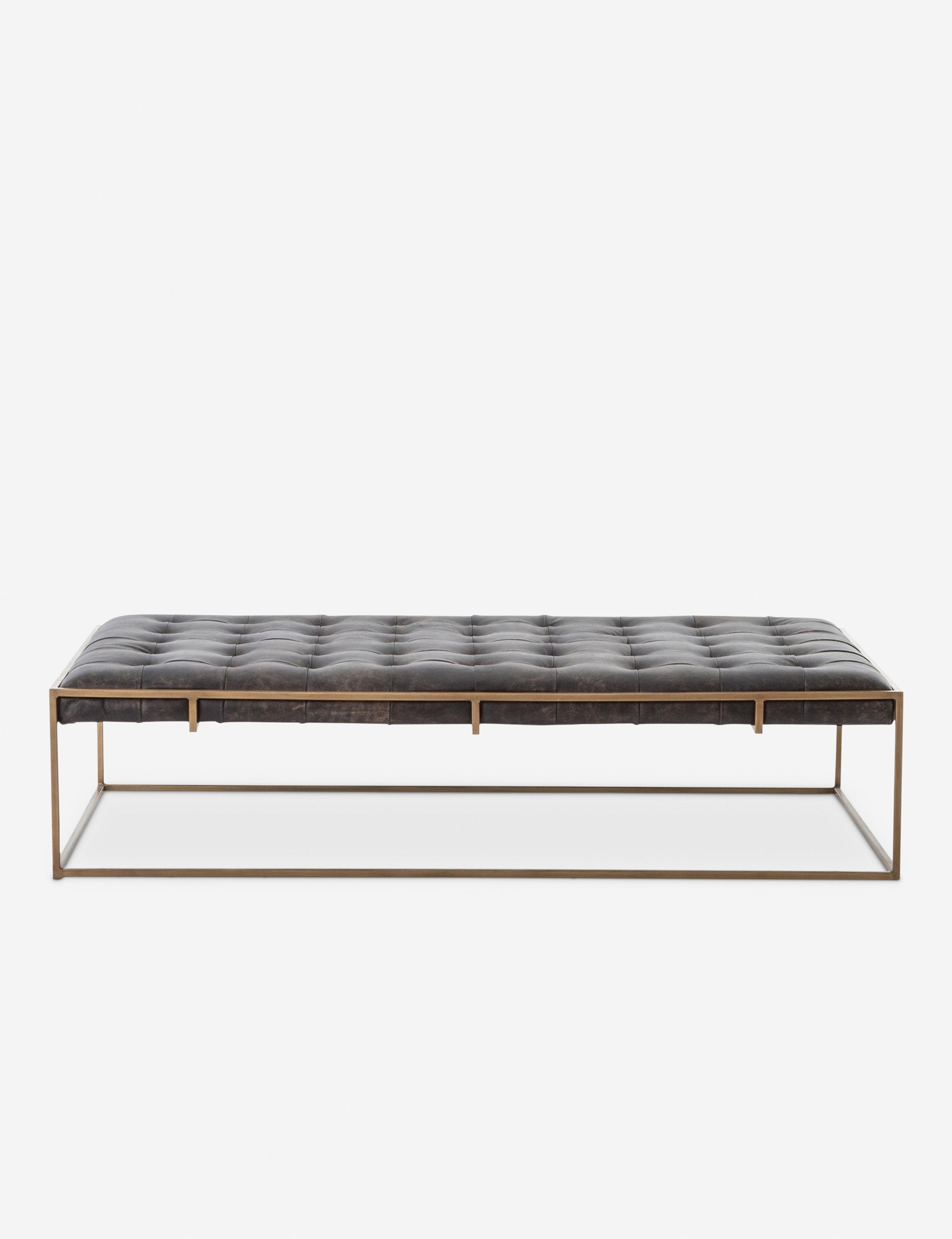 Lulu and Georgia Olwina Leather Coffee Table