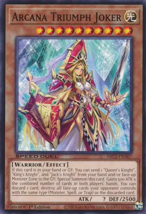Yu-Gi-Oh! Arcana Triumph Joker - SBC2-ENA07 - Common - 1st Edition