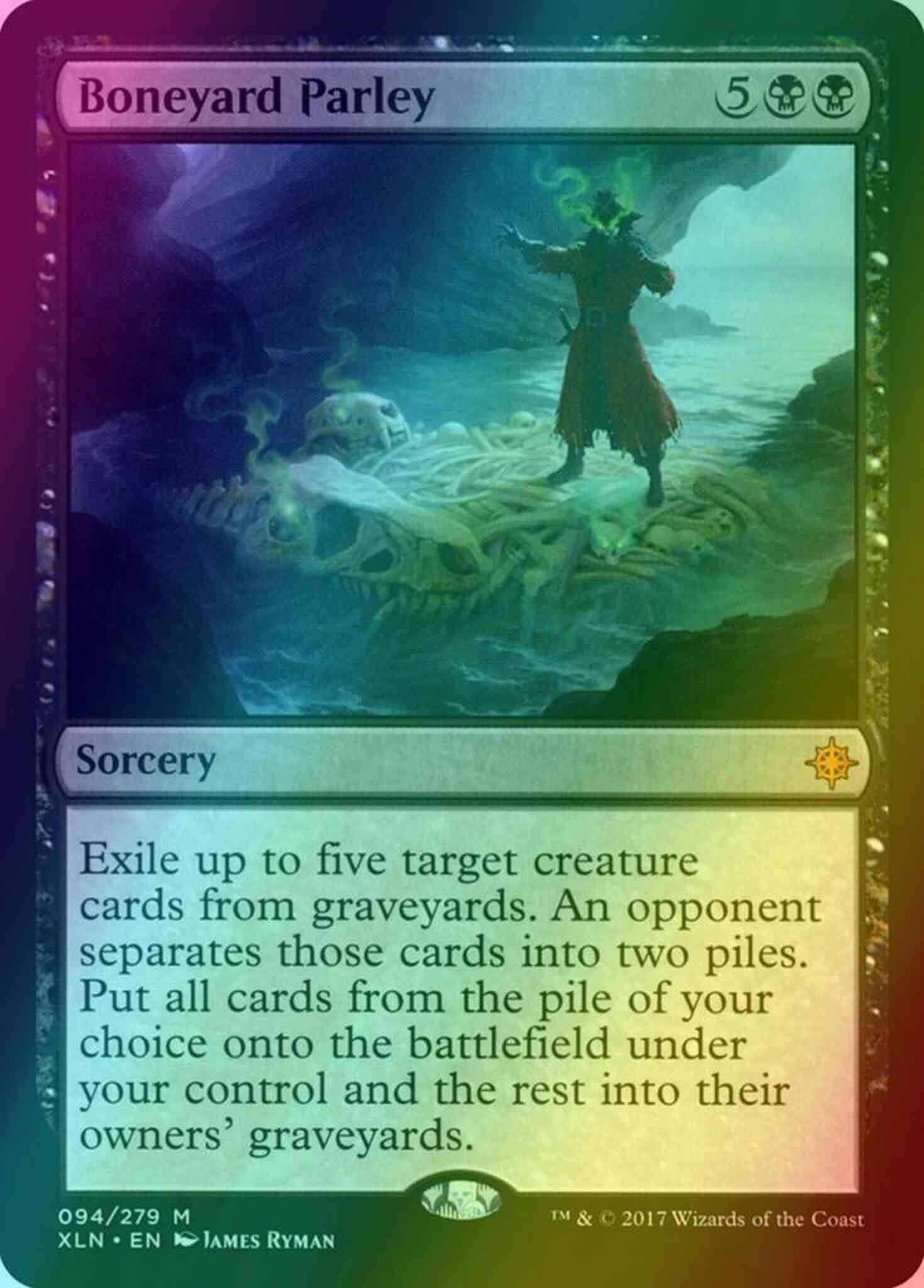 Boneyard parley 94 – Magic Boneyard Parley [94] [Ixalan] [Foil]