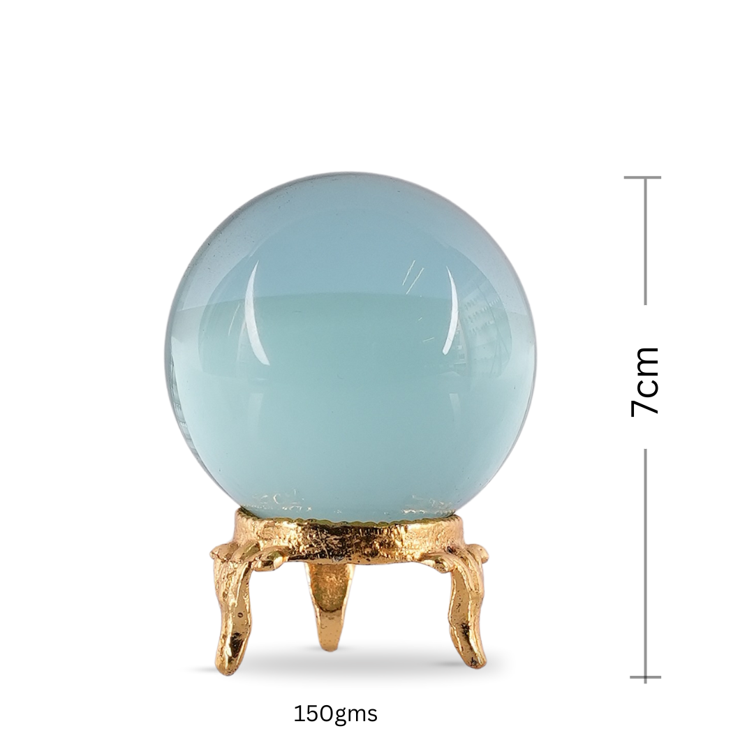 Gemsmantra Aqua Obsidian Sphere/Ball - view 3