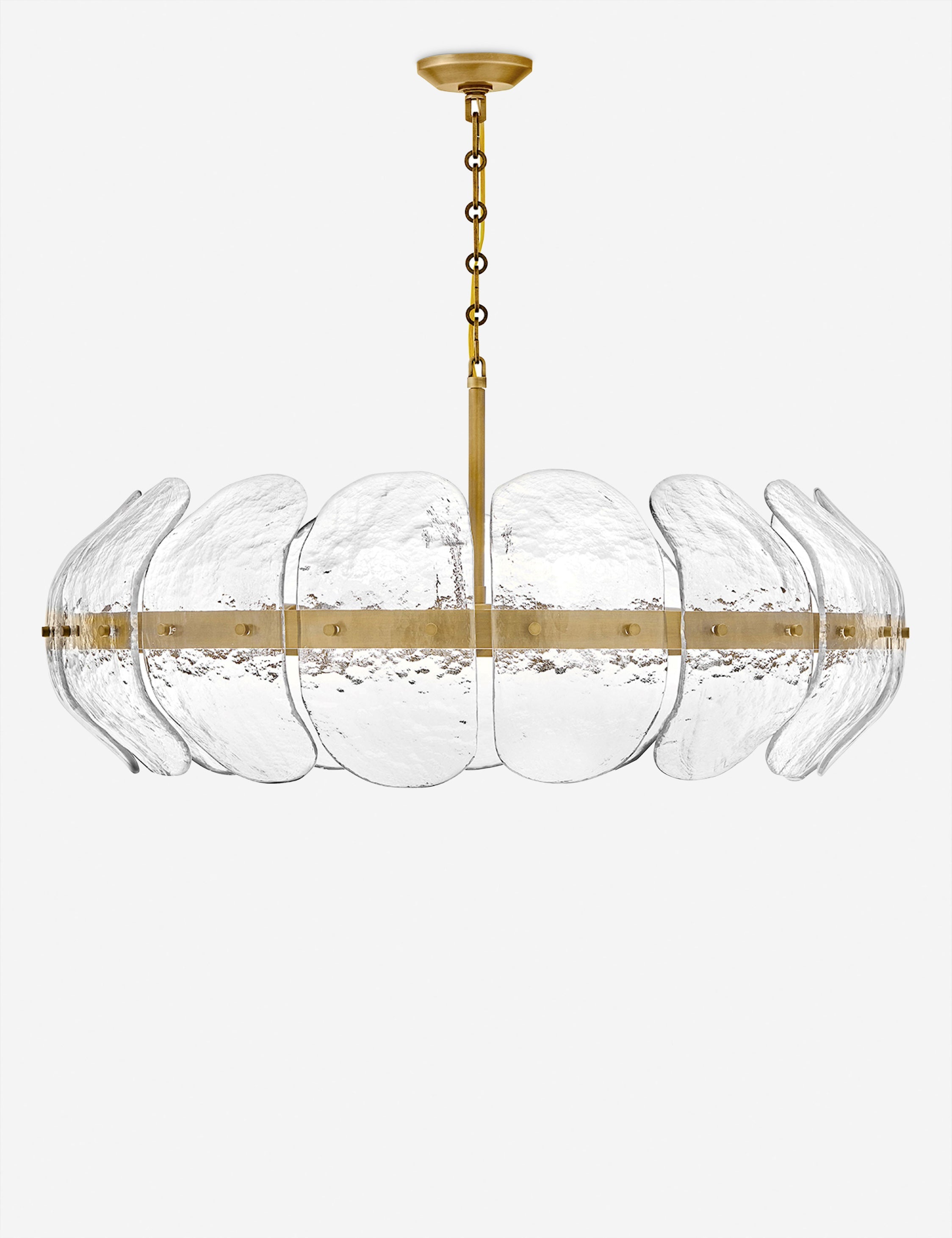 Lulu and Georgia Bascom Drum Chandelier – Brass