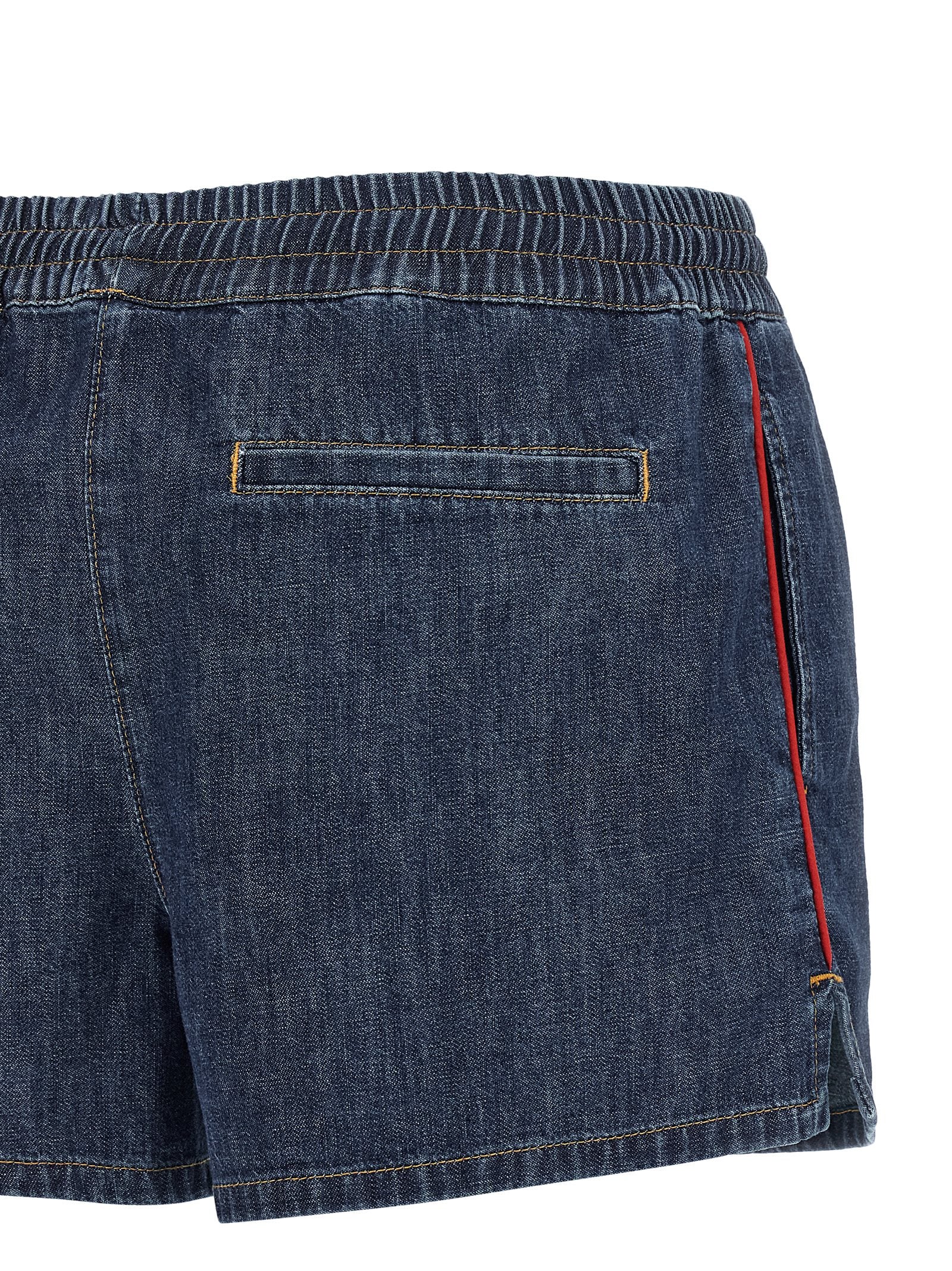Valentino Garavani Chambray Denim Shorts – 100% cotton - view 4