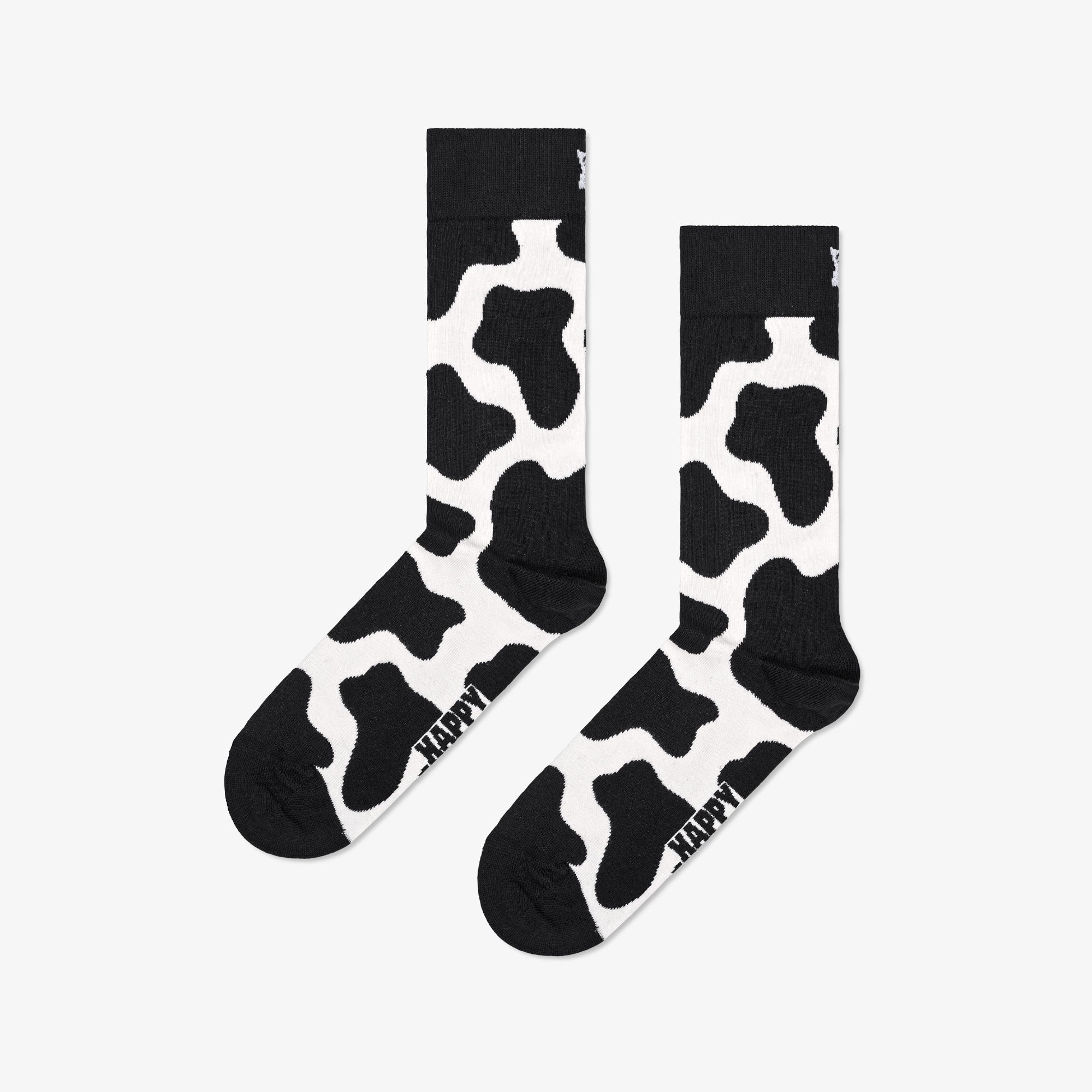 Happy Socks | COW SOCK { BLACK/WHITE - view 2
