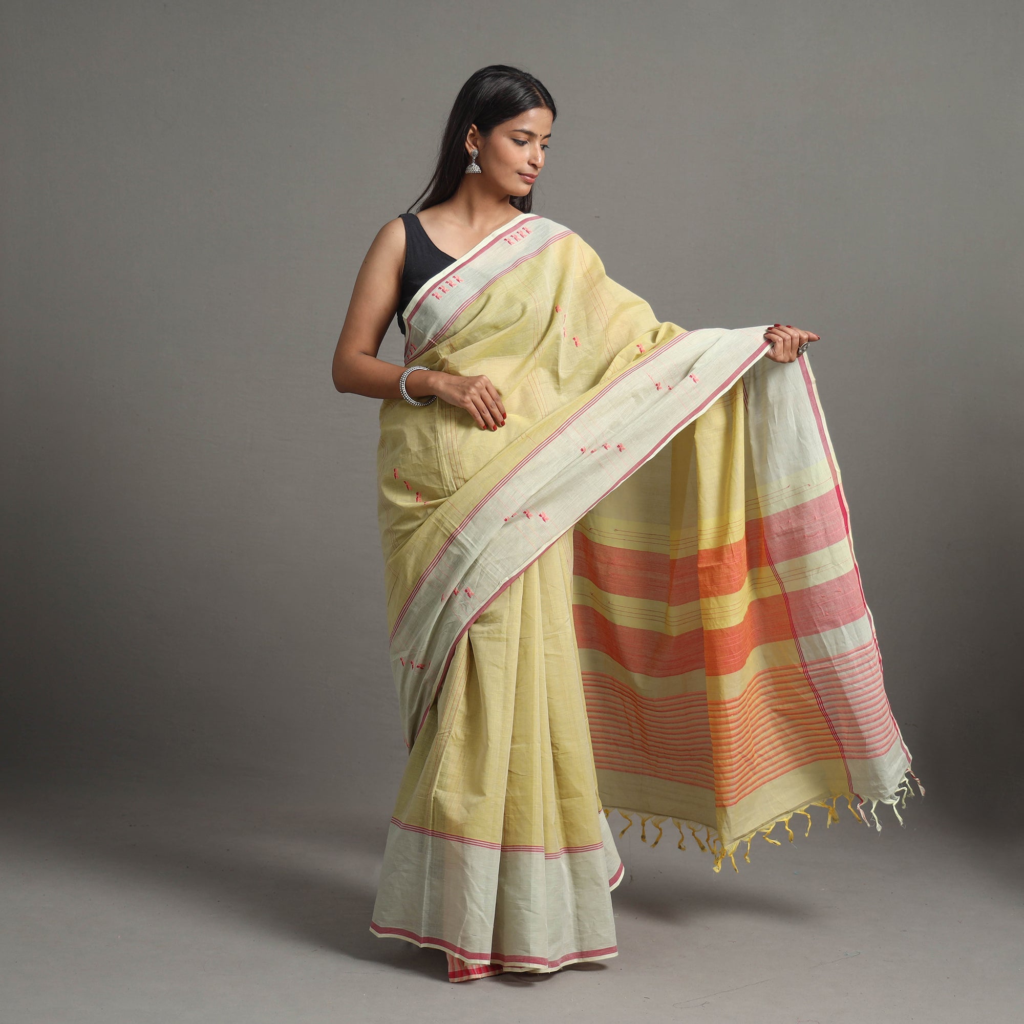 CHITRIKA Tikali Buta Cotton Handloom Saree 115 - view 2