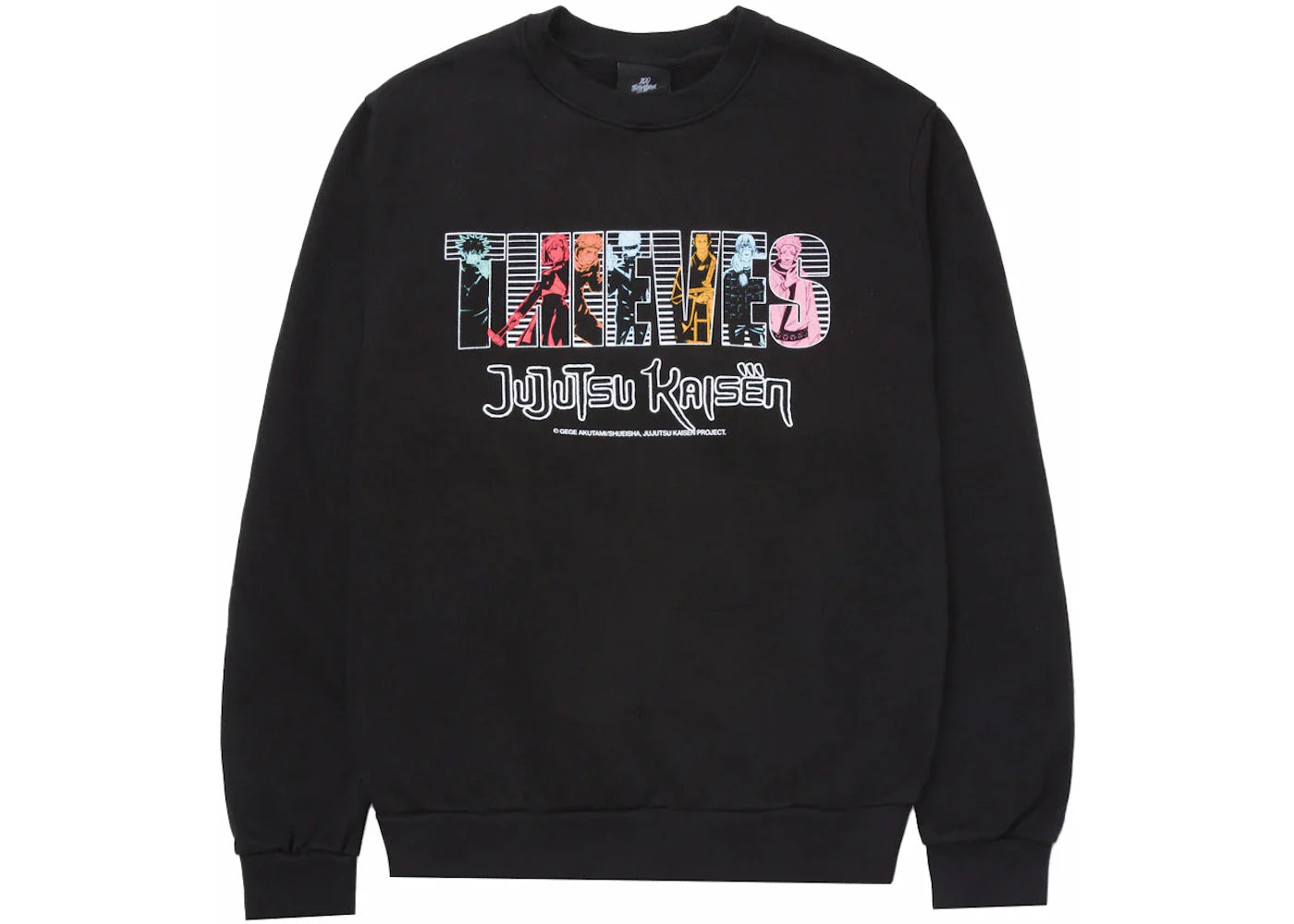 100 Thieves x Jujutsu Kaisen Everyone Crewneck Black