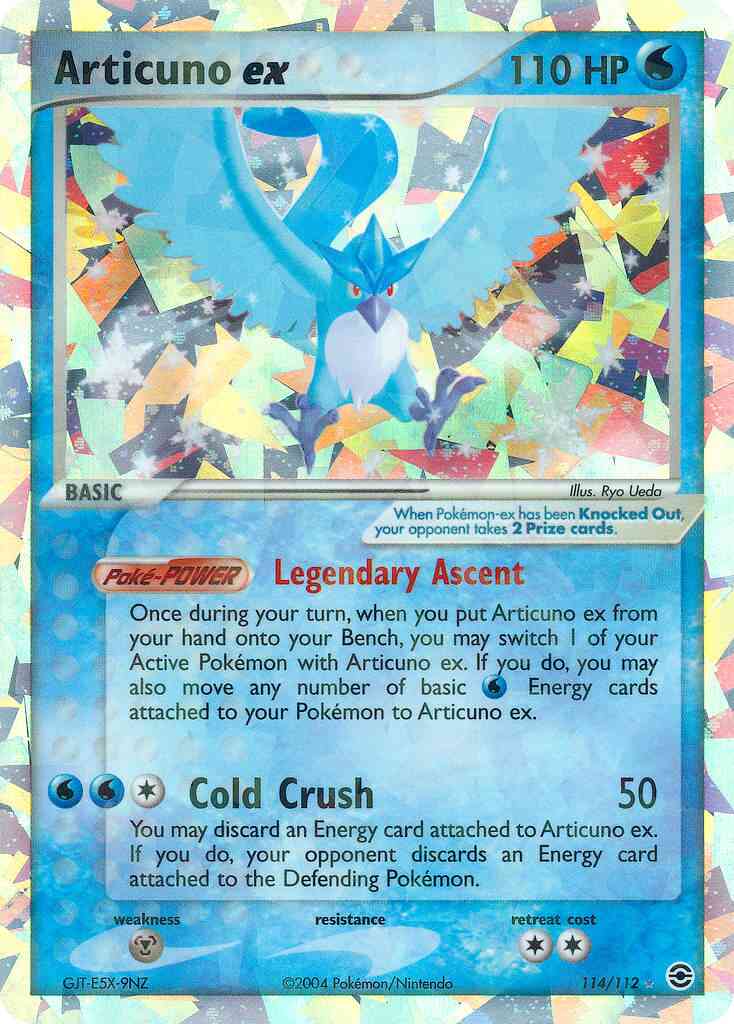 Pokémon Articuno ex - 114/112 - Rare Holo EX [ex6-114] [Ultra]