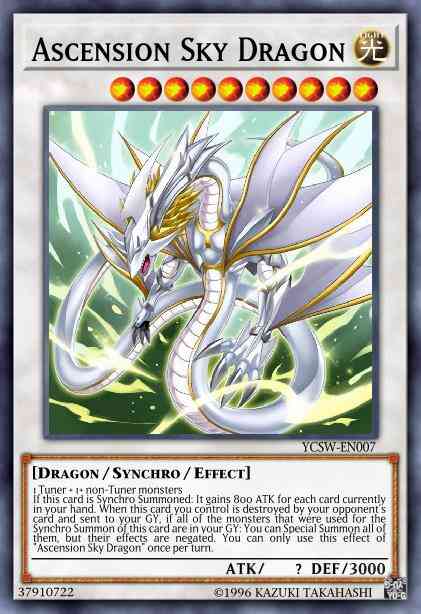 Yu-Gi-Oh! Ascension Sky Dragon - LEHD-ENB34 - Ultra Rare - 1st Edition