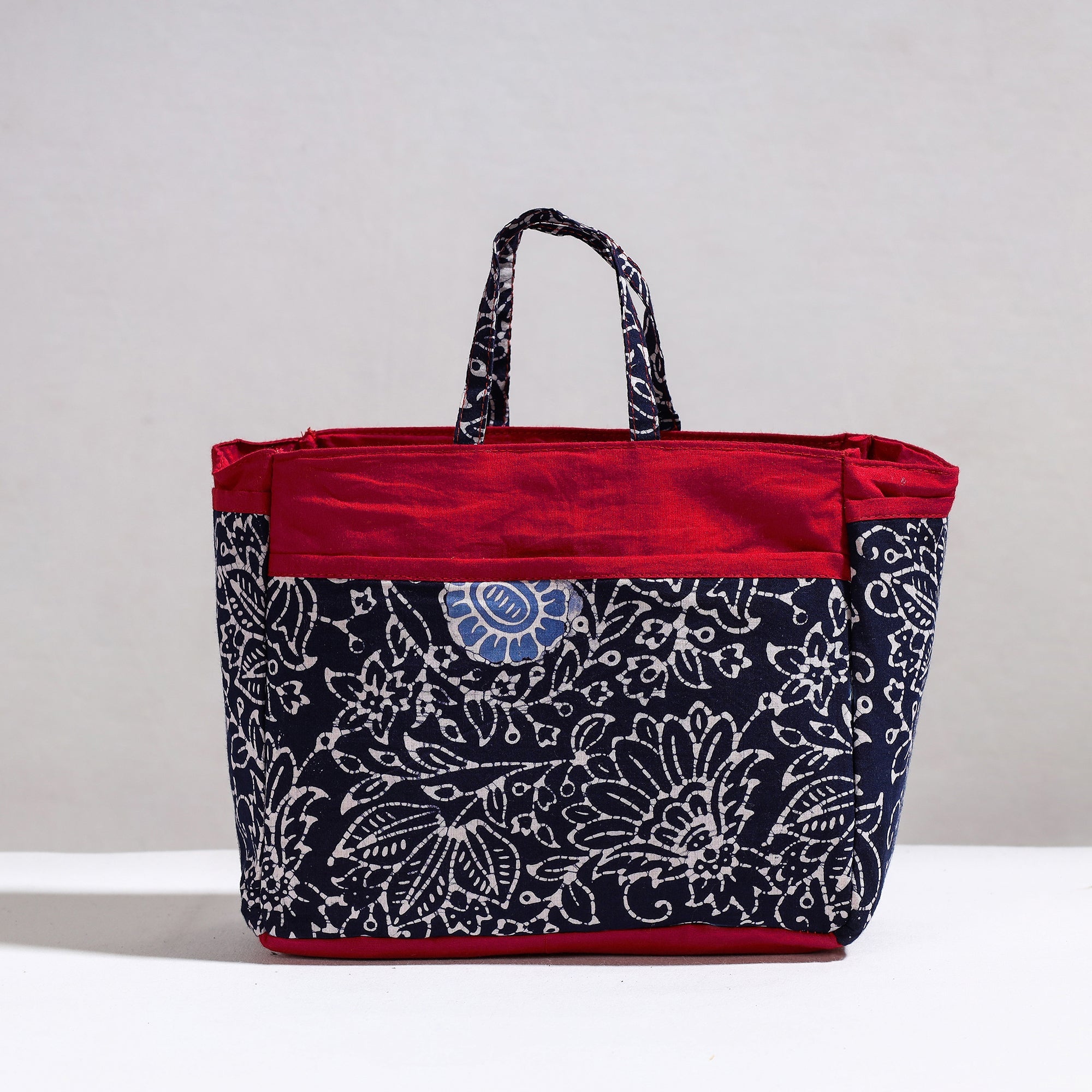 NOORI BAZAR Black - Handmade Cotton Multipurpose Cosmetic/Toiletry Bag