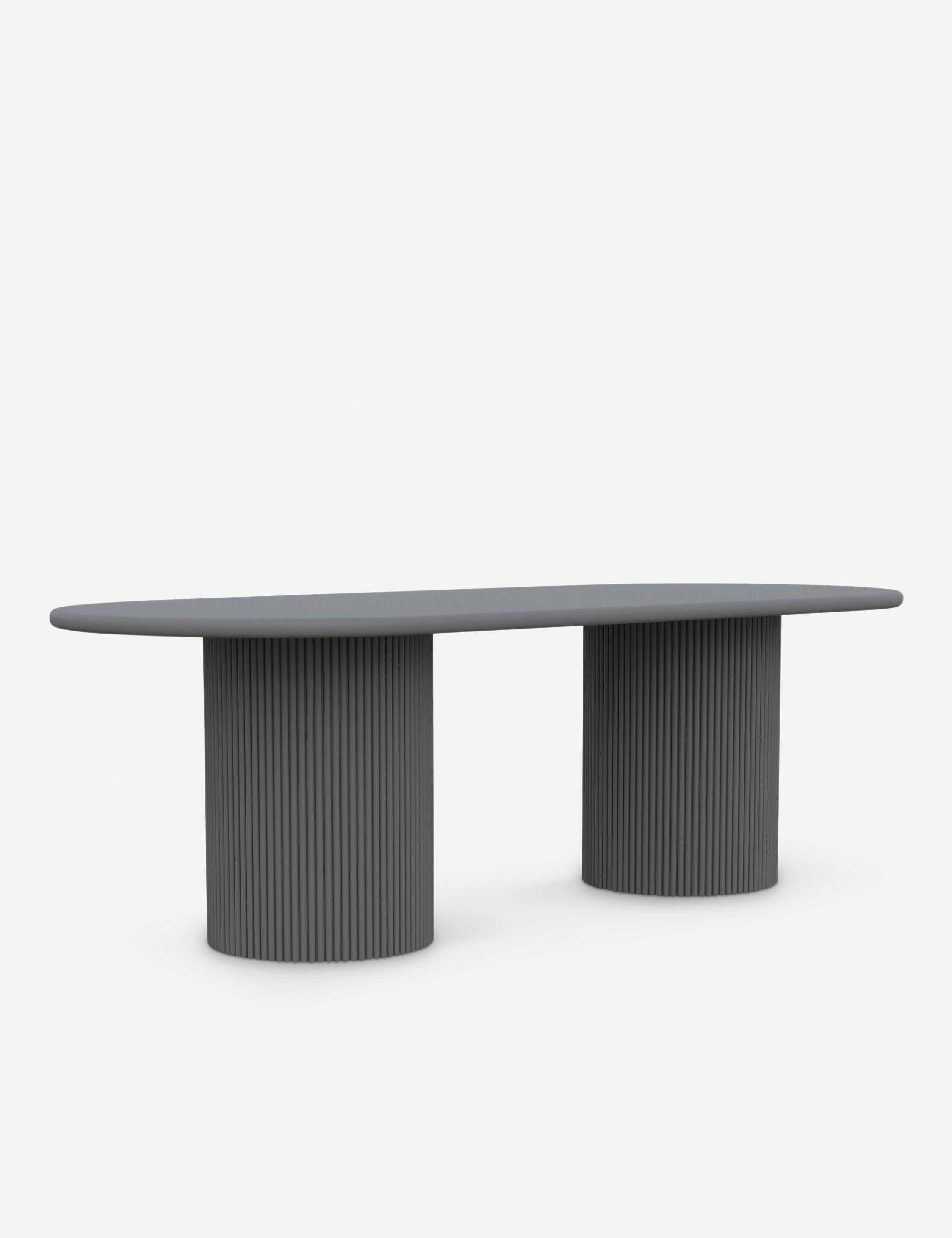 Lulu and Georgia Portillo Indoor / Outdoor Oval Dining Table - view 2