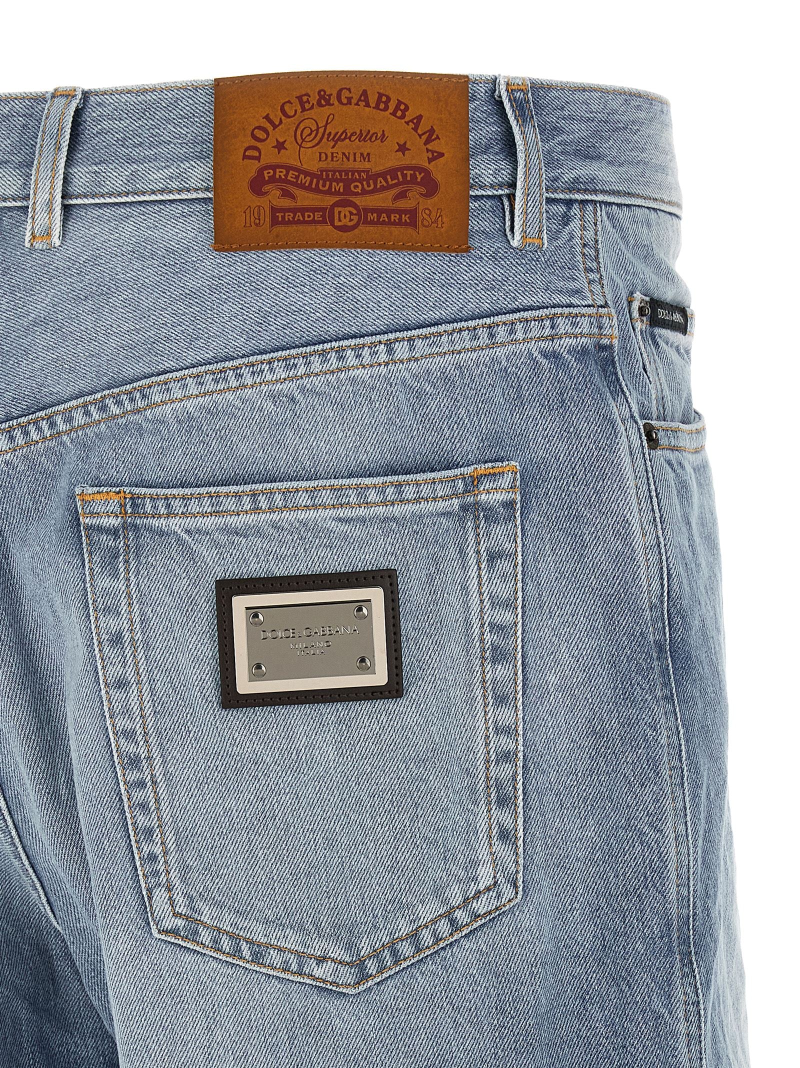Dolce & Gabbana Denim Bermuda Shorts – 100% cotton - view 4
