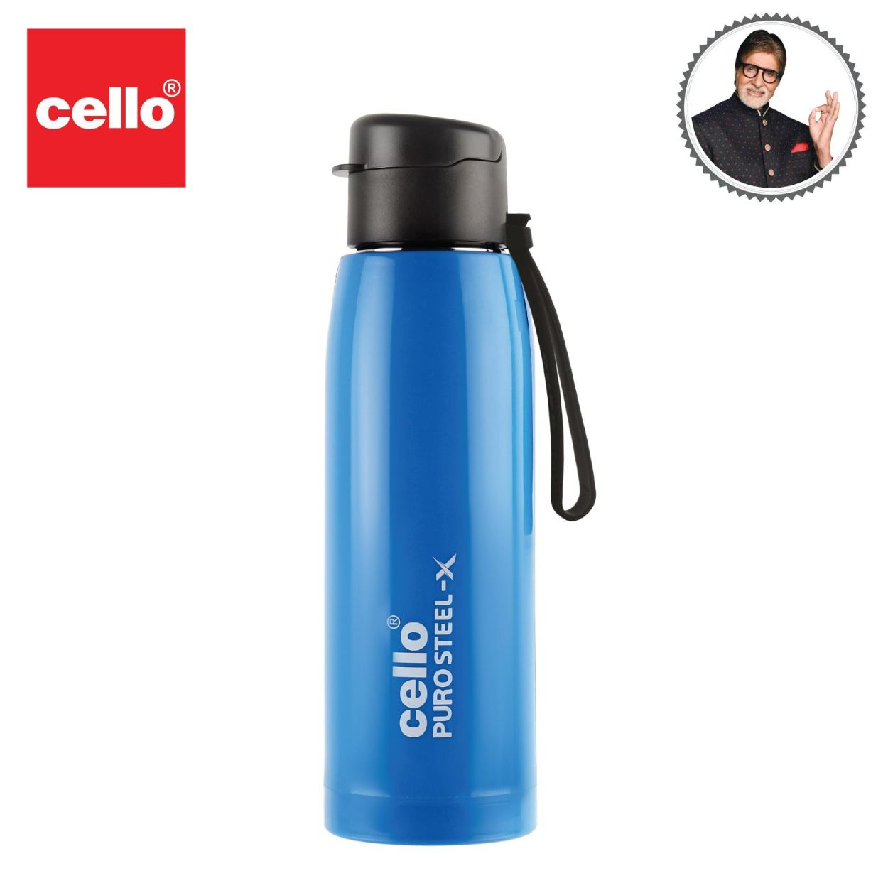 Cello Puro Steel-X Cooper 600 Water Bottle, 630ml - view 27