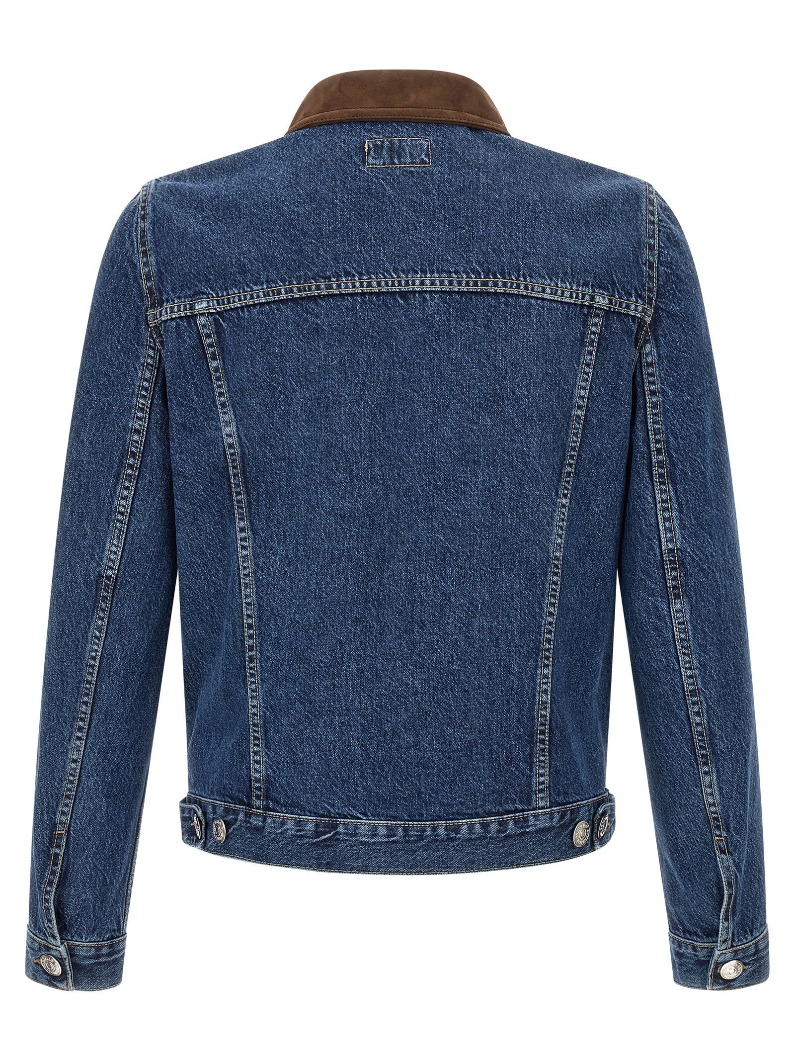 Brunello Cucinelli Denim And Suede Jacket – 100% cotton - view 2
