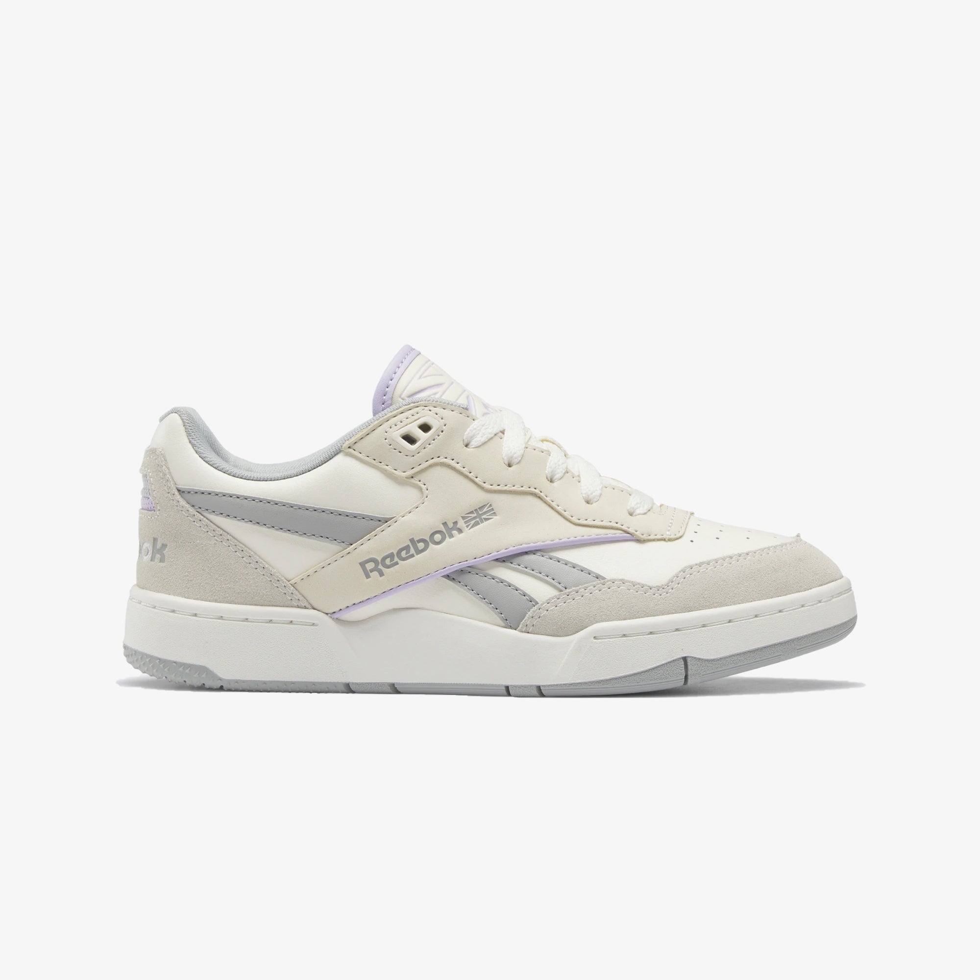 Reebok | BB 4000 II { PURE GREY 3/PURPLE - view 4
