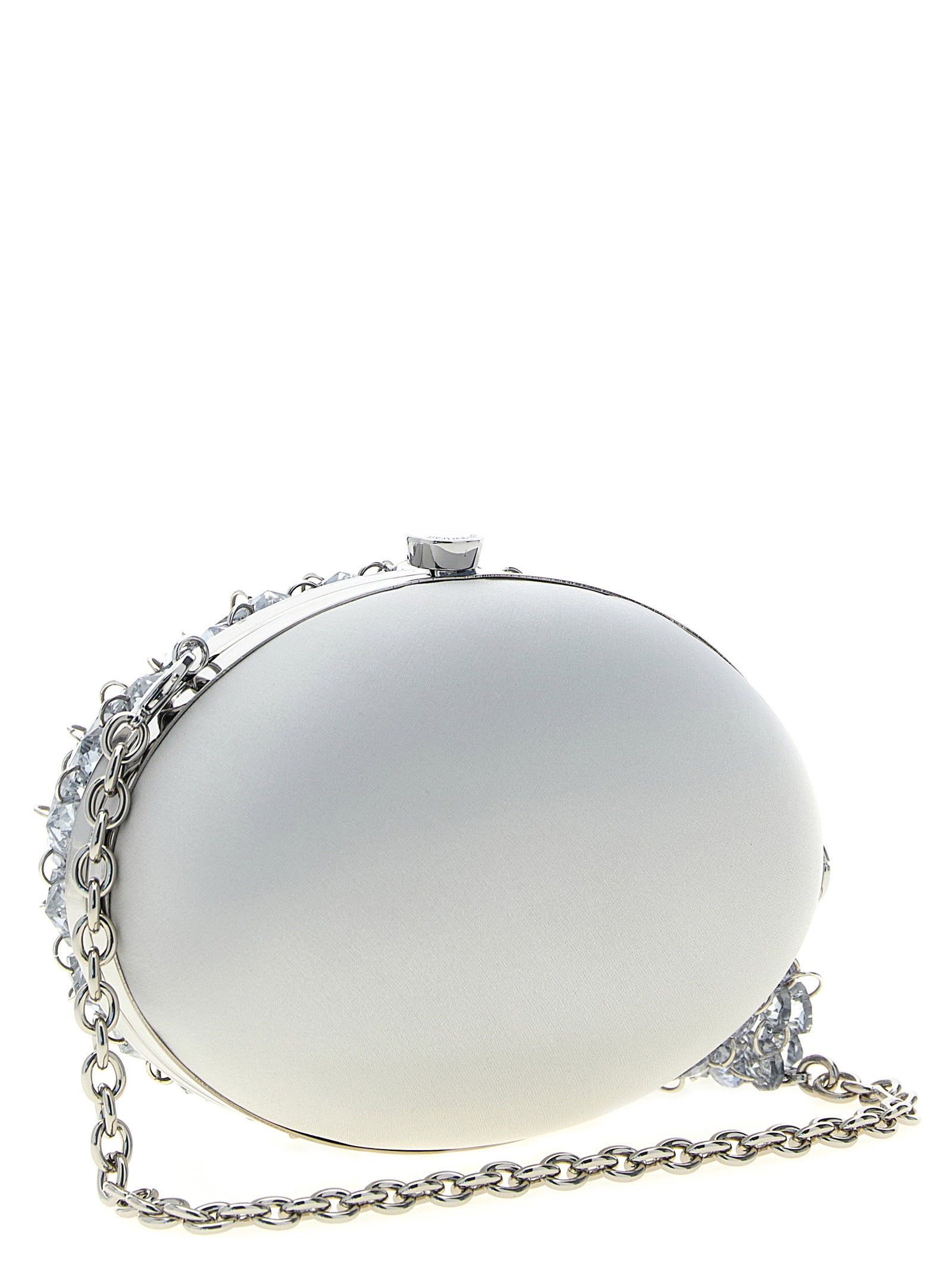 Self-Portrait Crystal Chain Clutch - view 2