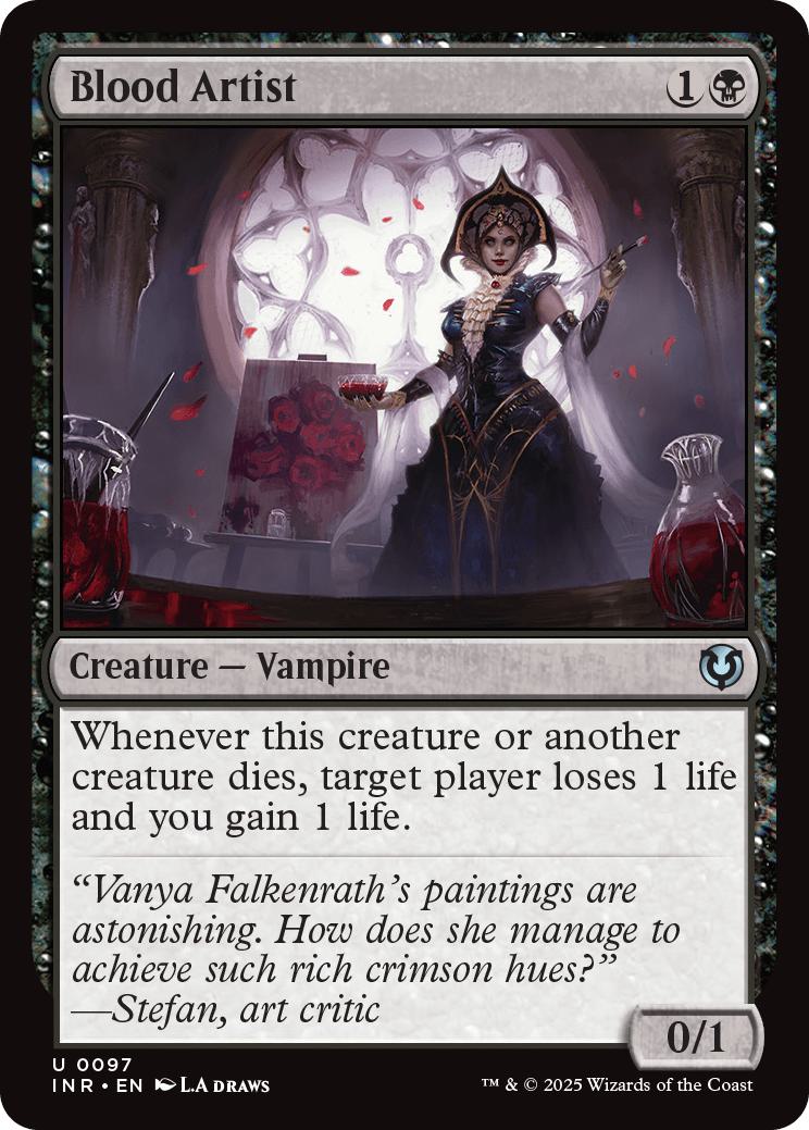 Blood artist 97 – Magic Blood Artist [97] [Innistrad Remastered] [Non-Foil]