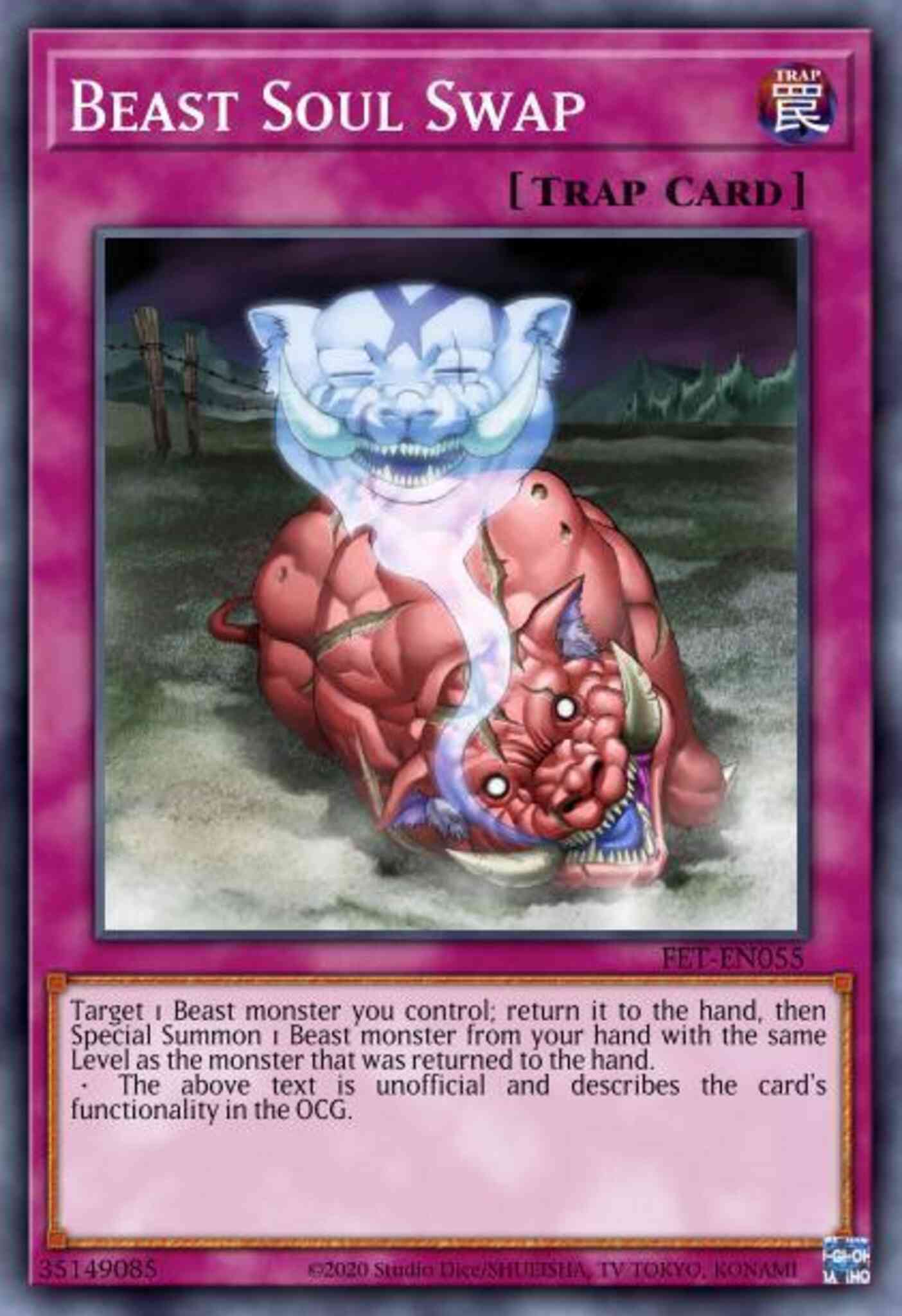 Yu-Gi-Oh! Beast Soul Swap (Blue) - DL16-EN015 - Rare - Unlimited