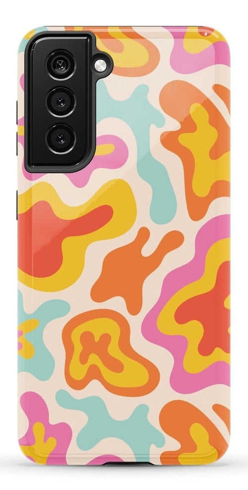 Casetry Tropical Color Splash | Abstract Retro Samsung Case - view 36