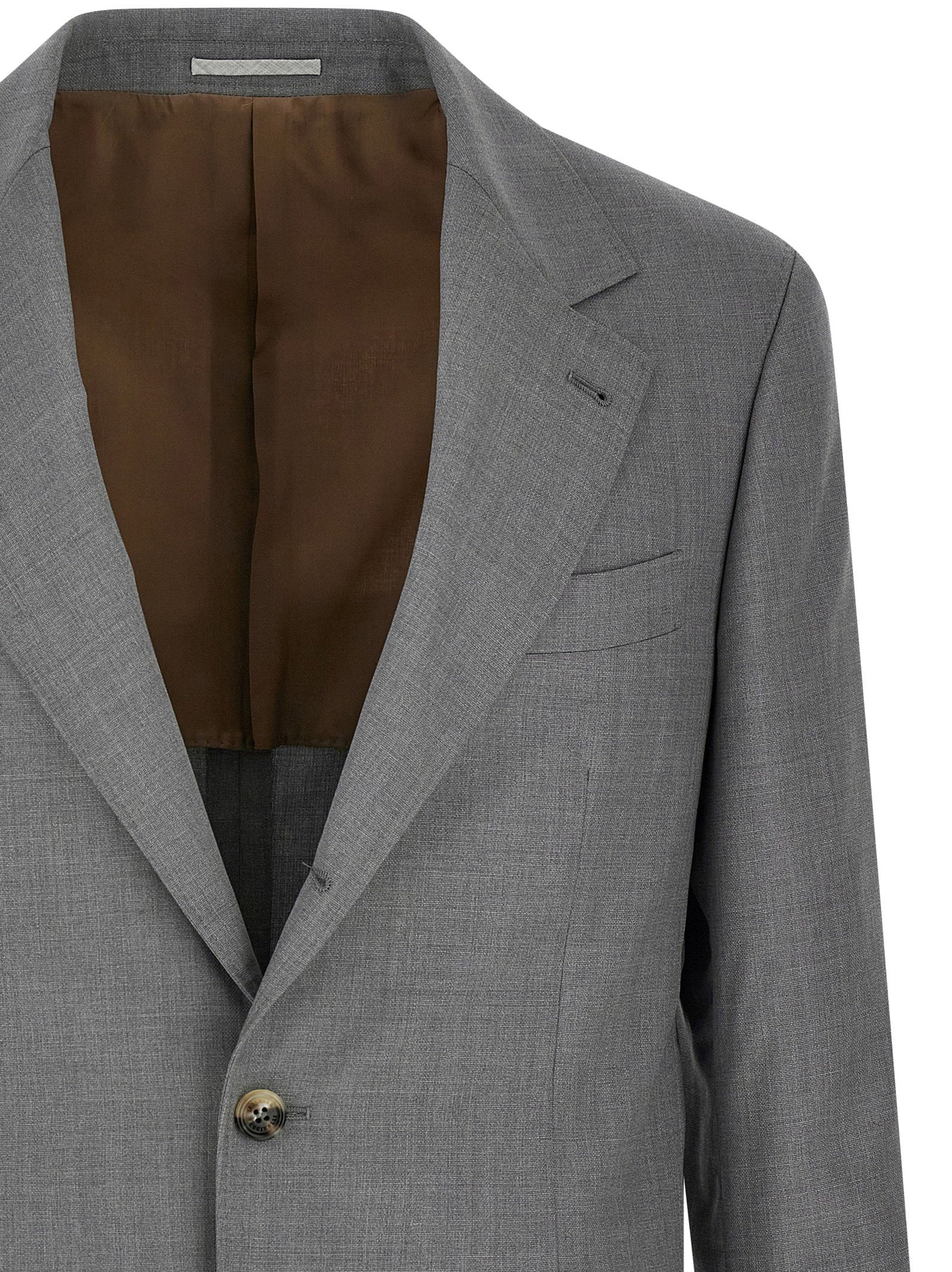 Brunello Cucinelli Hopsack Blazer - view 3