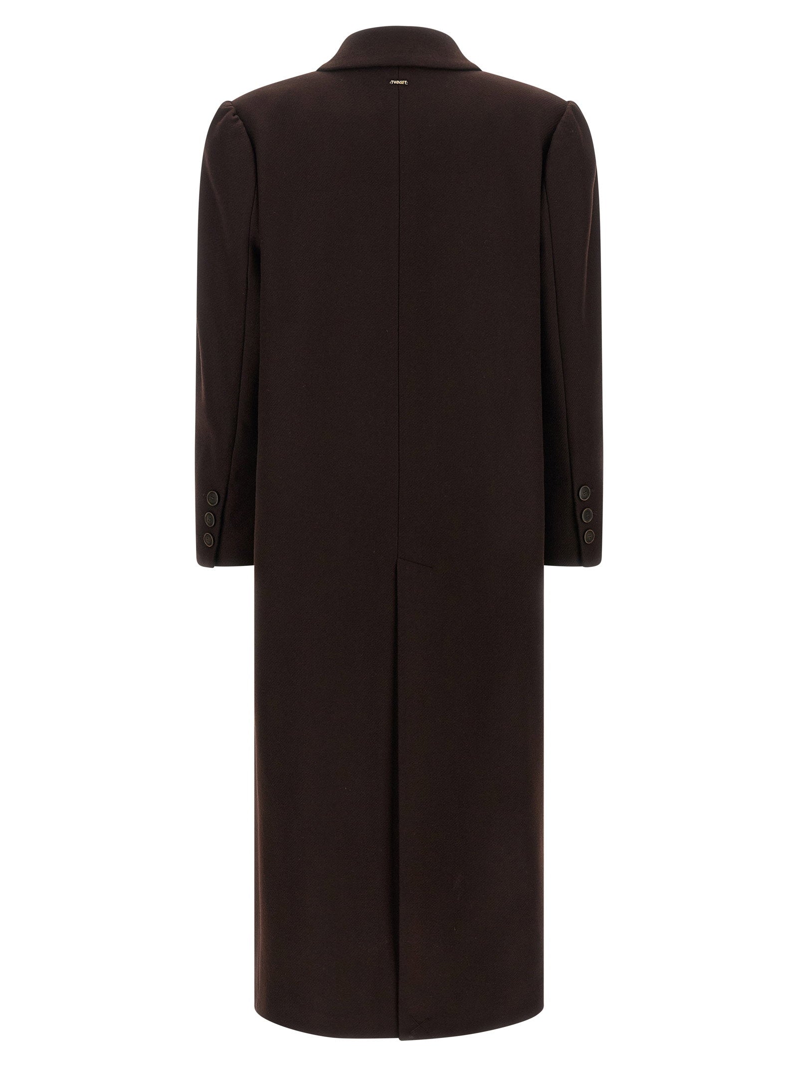 Twin Set Double-breasted Coat – 80% wool, 20% polyamide - view 2