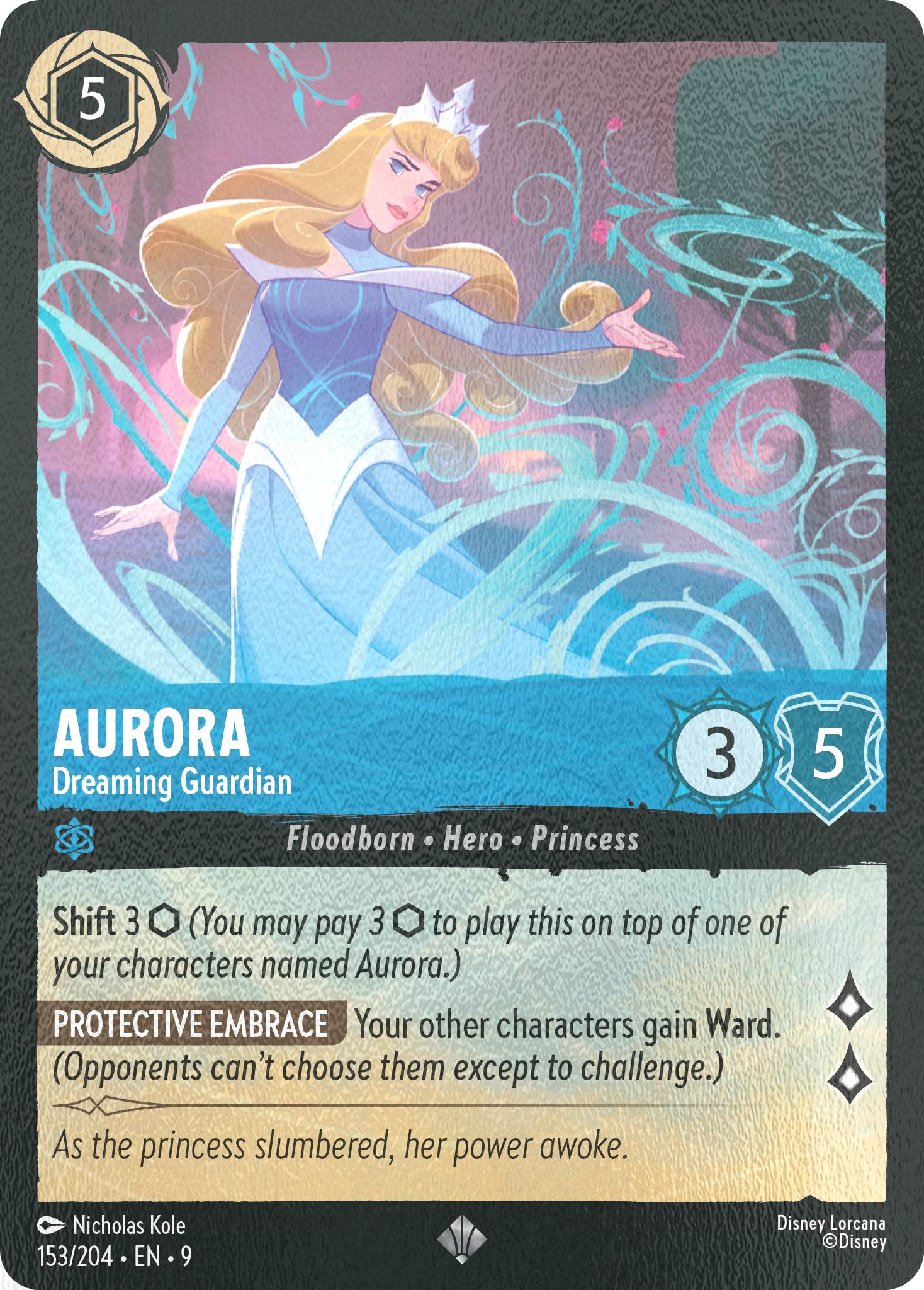 204 fabled cold – Lorcana Aurora - Dreaming Guardian - 153/204 [Fabled] [Cold Foil]