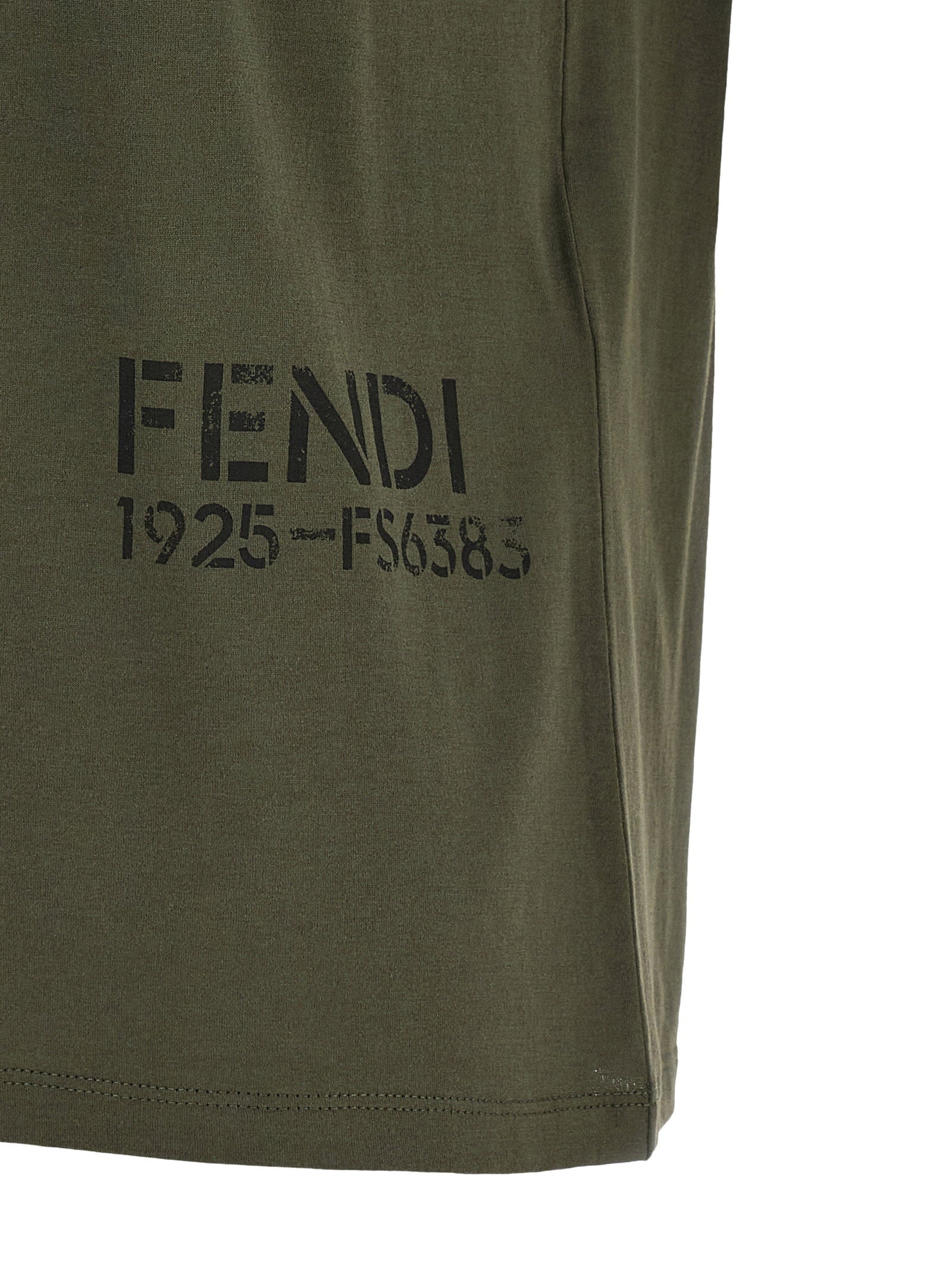 Fendi T-shirt With Stencil Print – 100% cotton - view 4