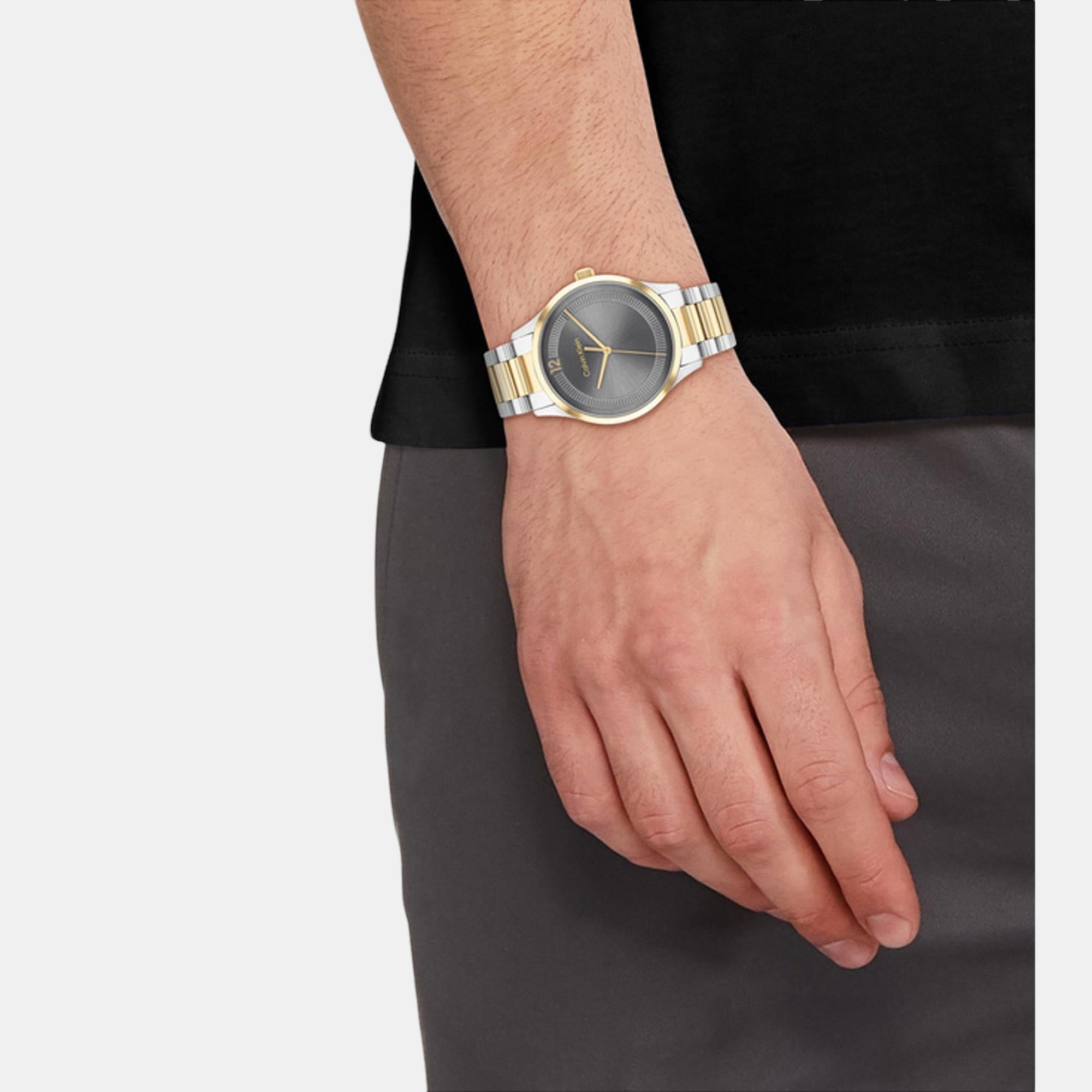 Calvin Klein Ck Iconic Men Quartz Black Dial Analog Stainless Steel Watch 25200226 - view 4