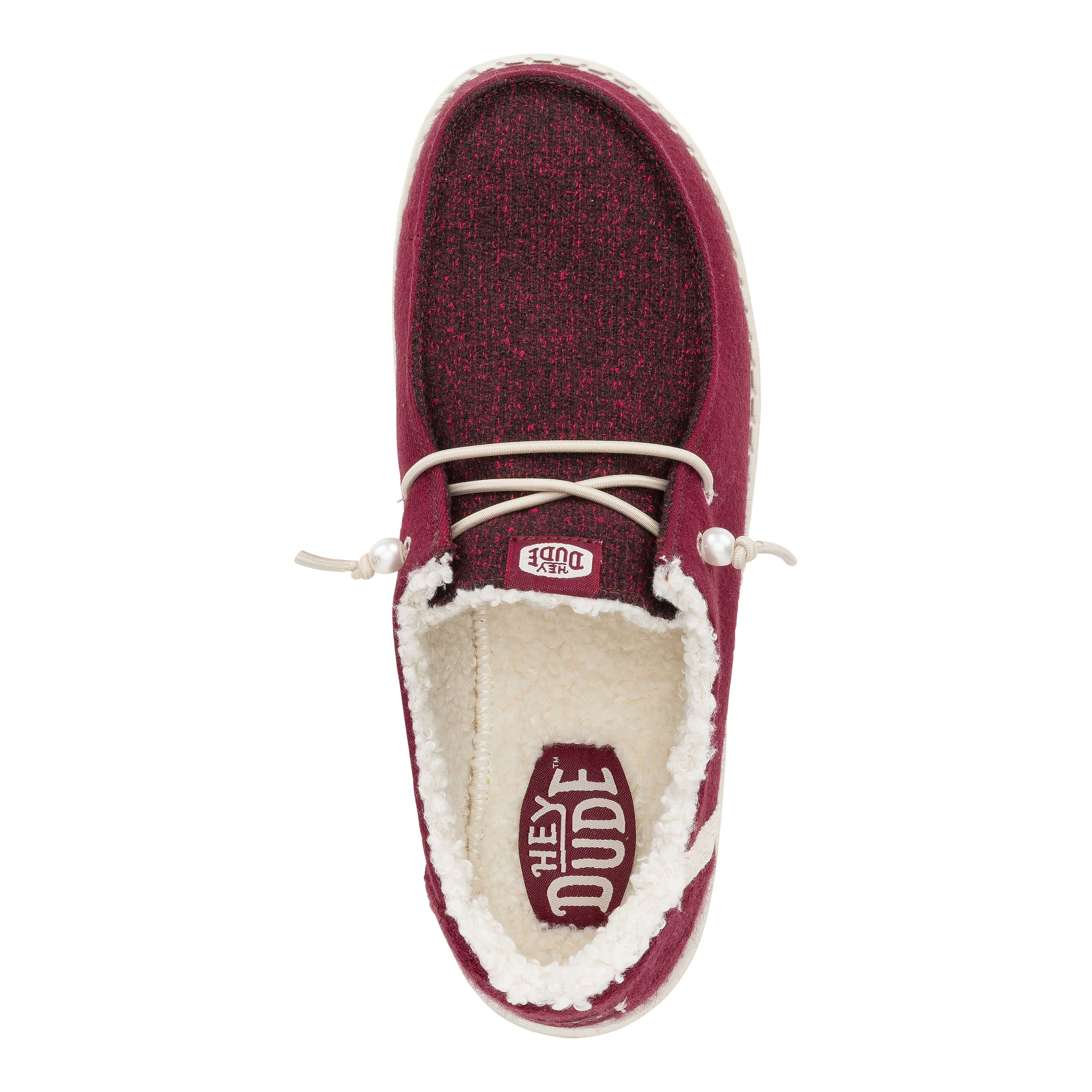 HEYDUDE shoes Wendy Brushed Cozy - Crimson – Women's - view 6