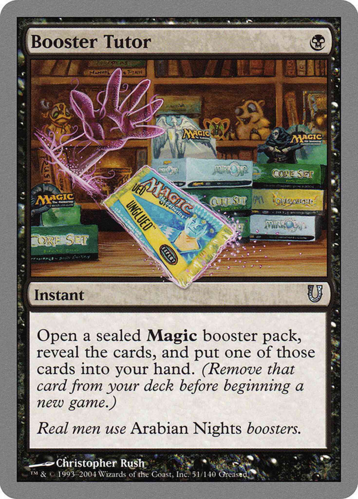 Booster tutor 51 – Magic Booster Tutor [51] [Unhinged] [Non-Foil]