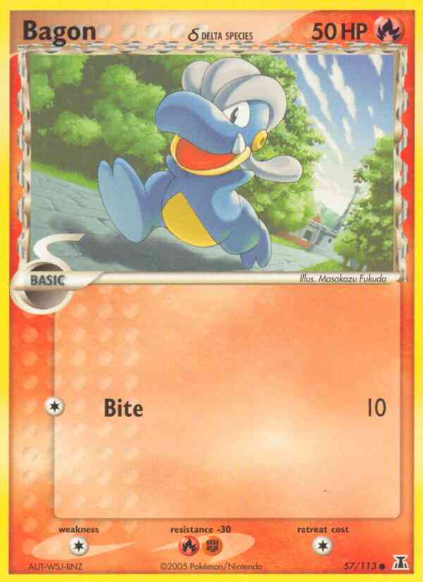 Common ex11-57 non-holo – Pokémon Bagon δ - 57/113 - Common [ex11-57] [Non-Holo]