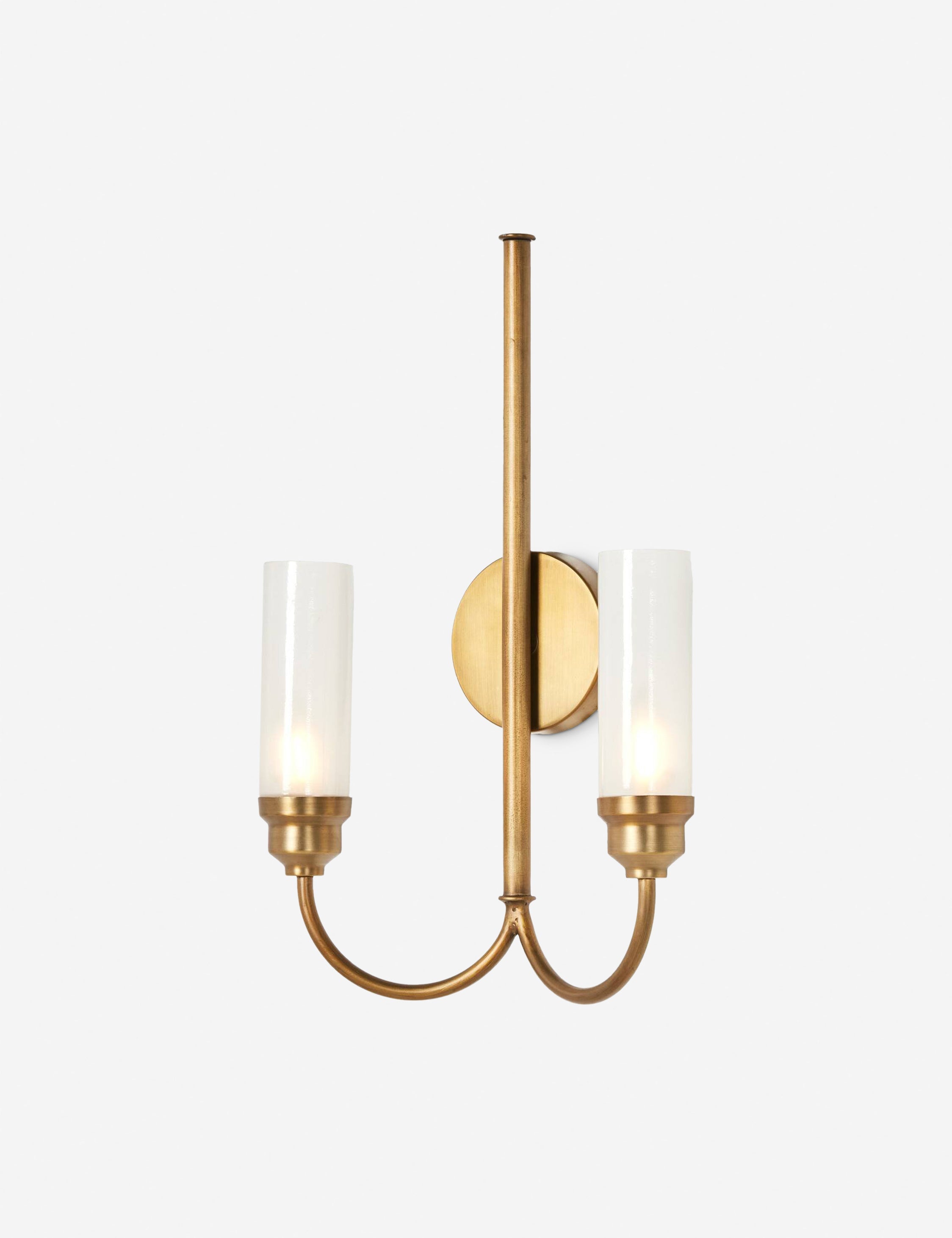 Lulu and Georgia Britten Sconce – Antique Brass - view 2