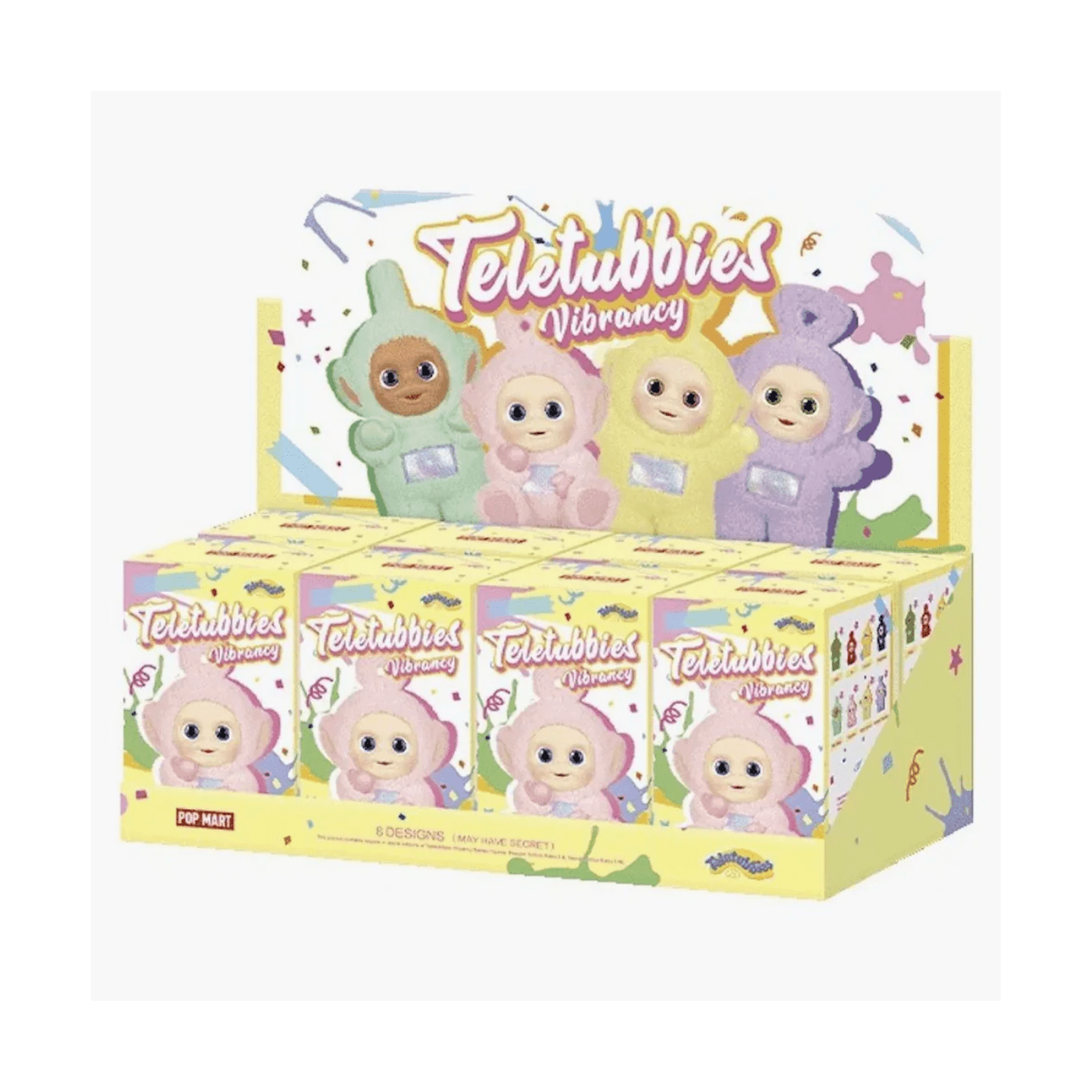 HYPE ELIXIR Pop Mart Teletubbies Vibrancy Series Figures Sealed Case (8 Blind Box)