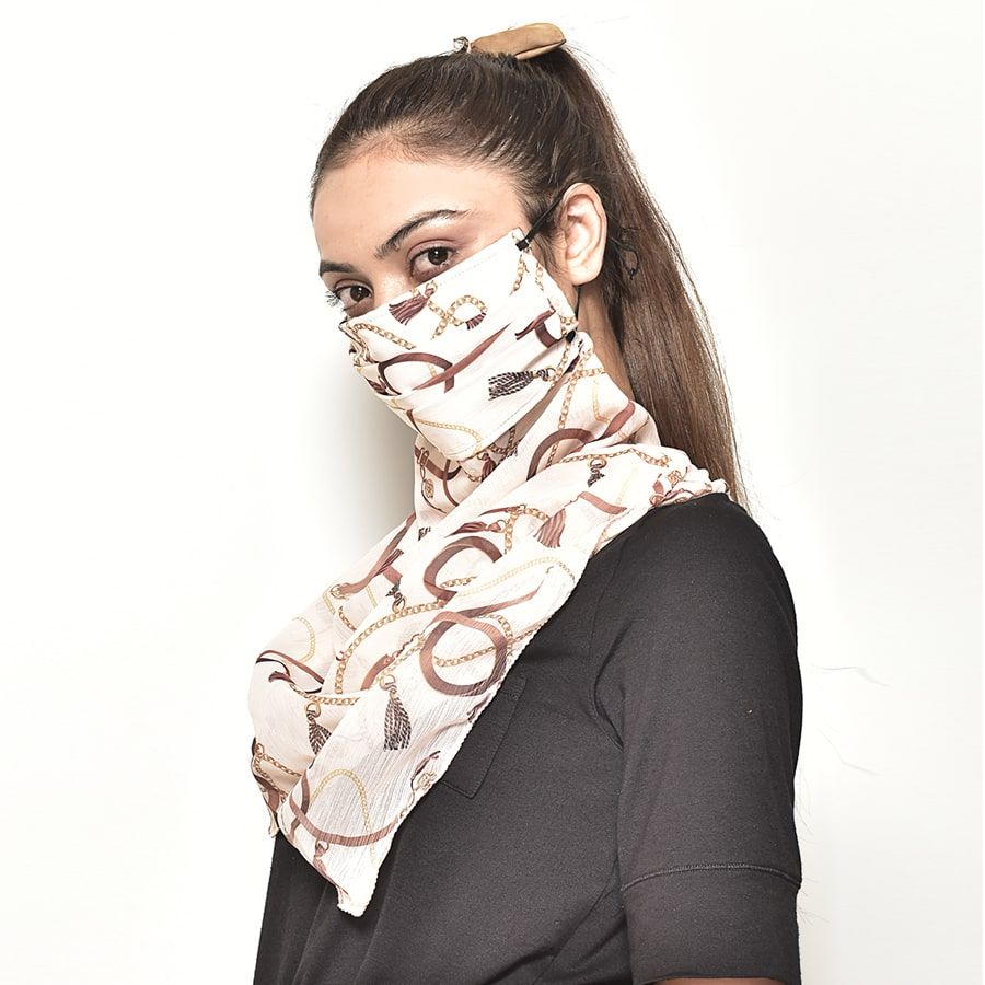 Swayam India Delicate Security Scarf Mask-5102 - view 2