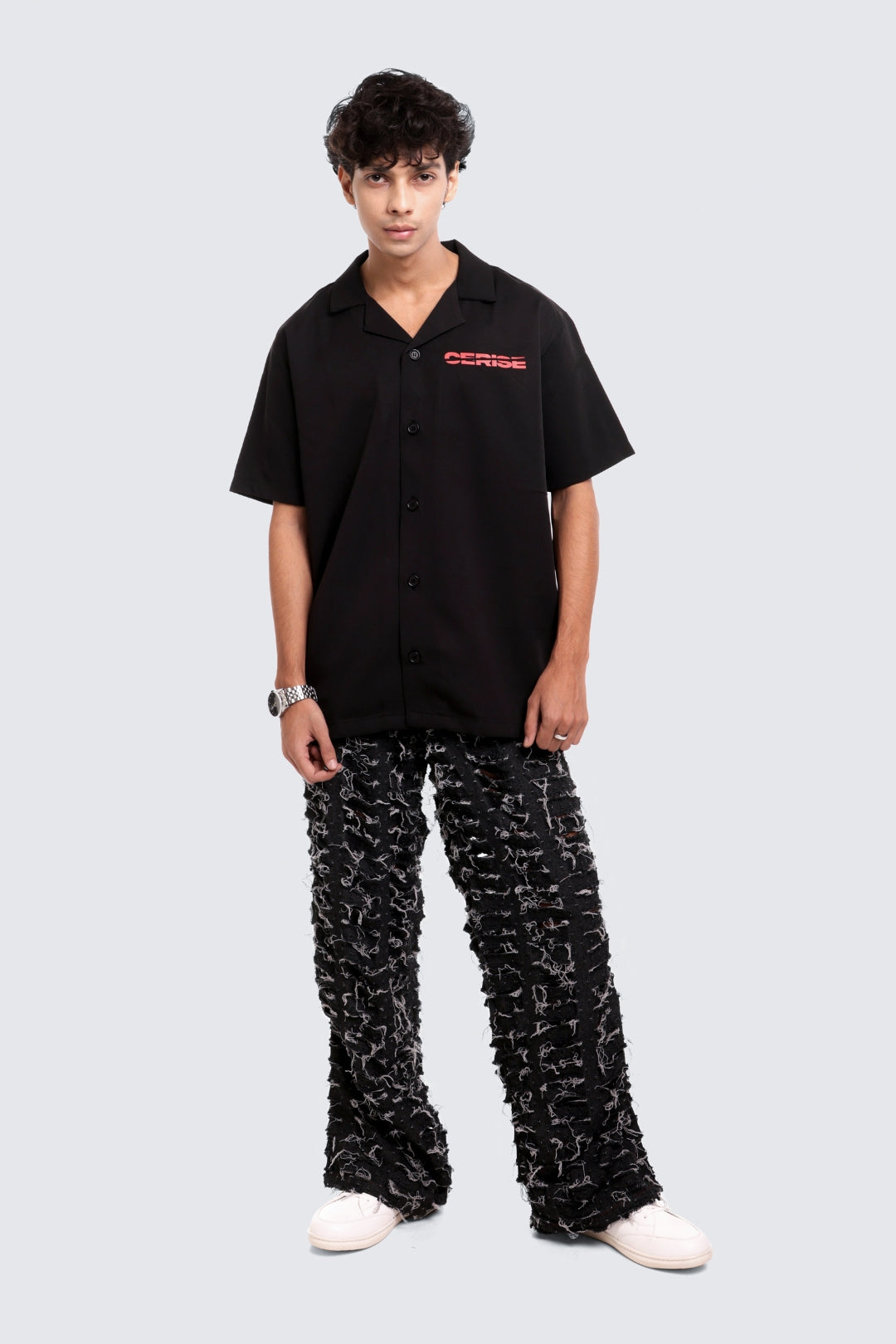 Cerise Clothing All Rugged Jeans - Black - view 5