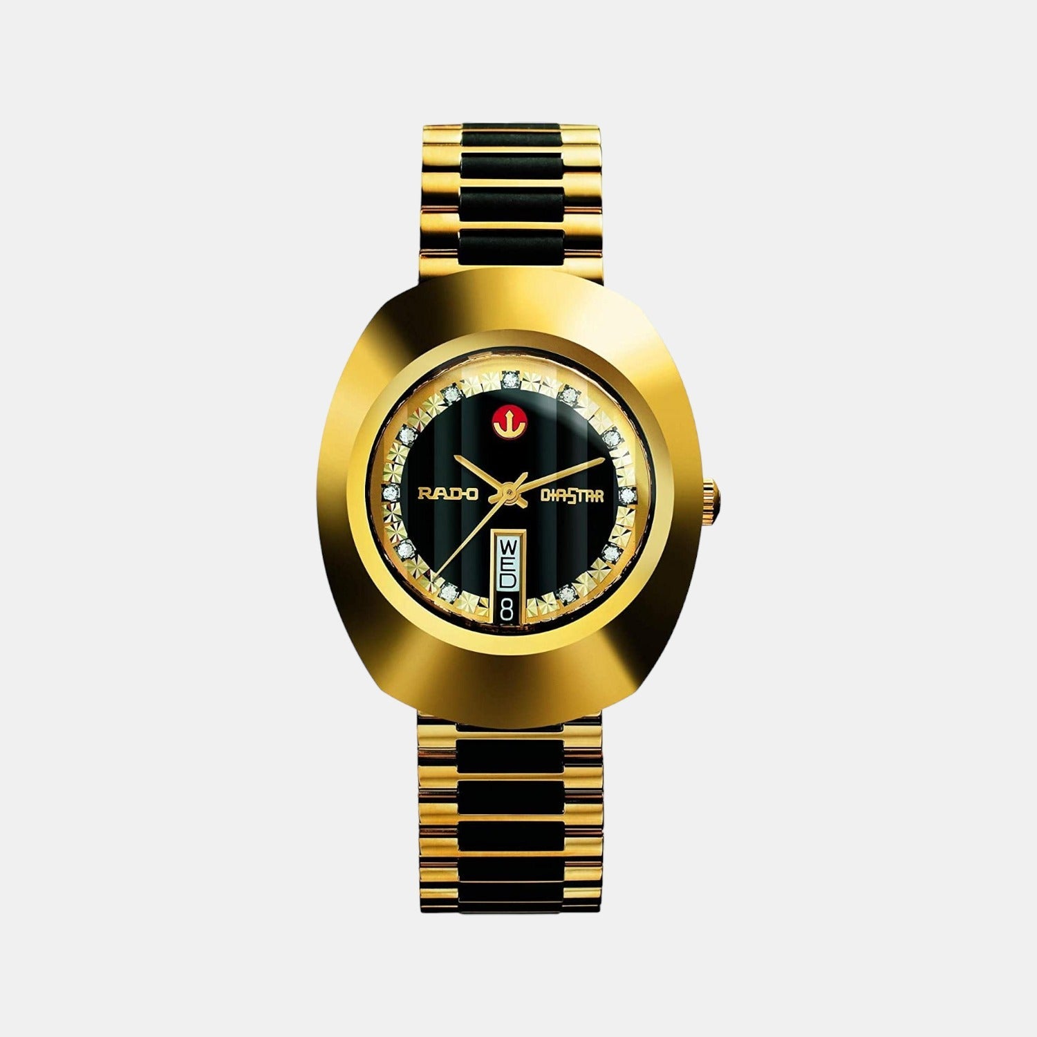 Rado Diastar Men Automatic Black Dial Analog-Digital Stainless Steel Watch R12413584