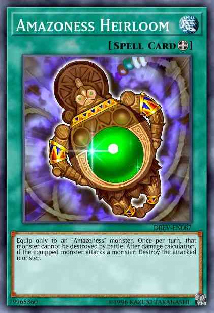 Yu-Gi-Oh! Amazoness Heirloom - DREV-EN087 - Super Rare - 1st Edition