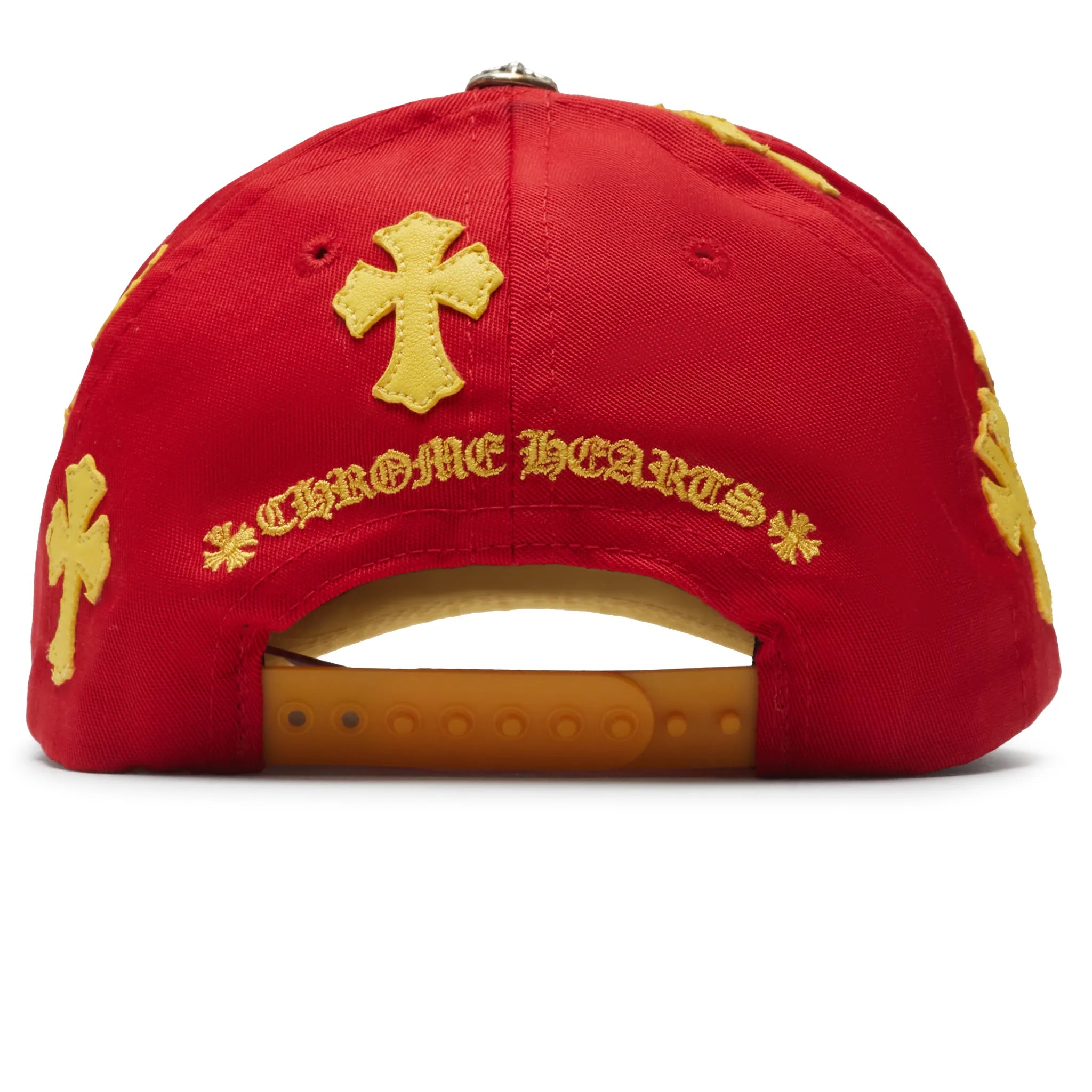 Chrome Hearts Cross Patch Red Yellow Baseball Cap - view 3
