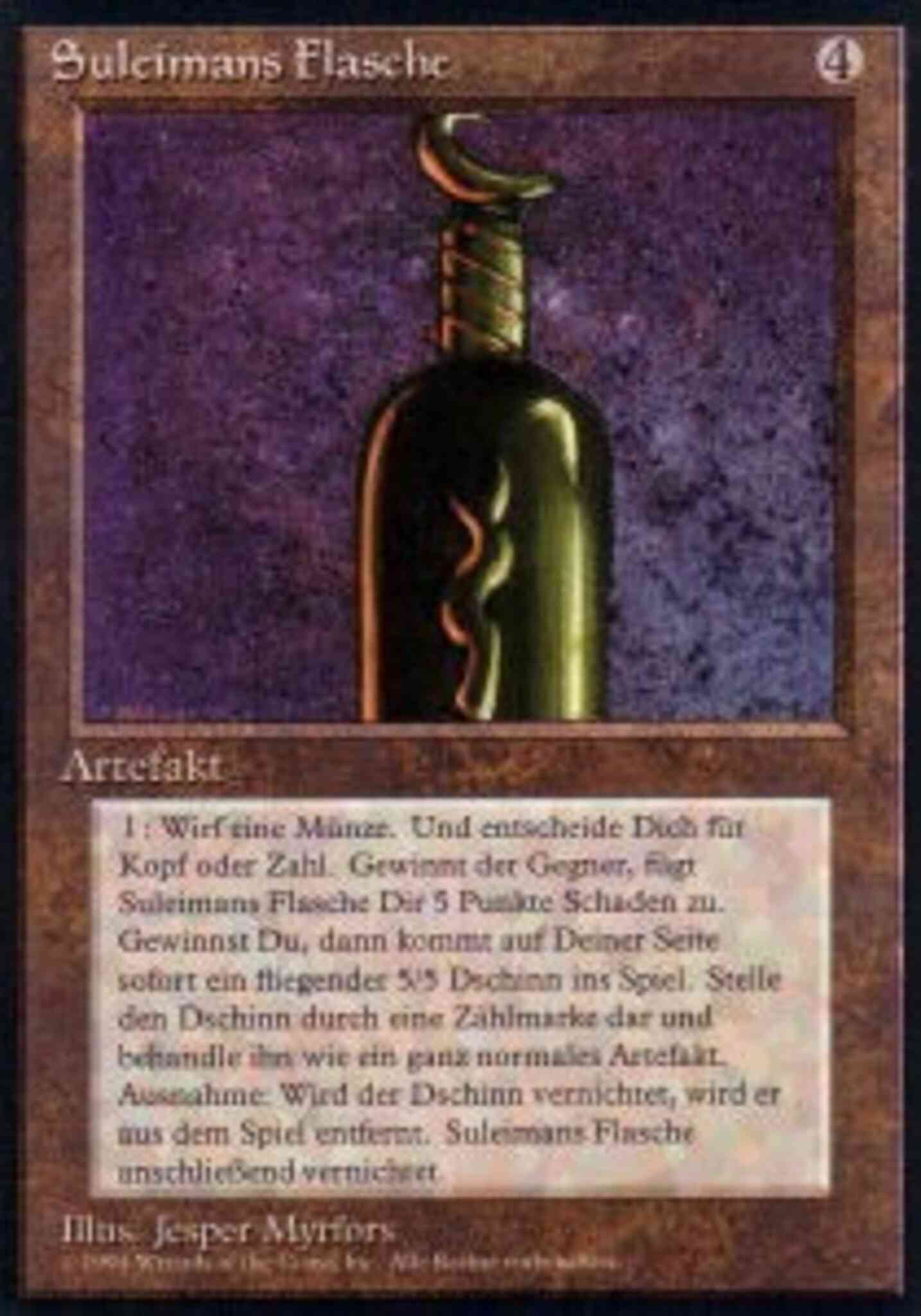 Magic Bottle of Suleiman - German [237] [Foreign Black Border: German] [Non-Foil]