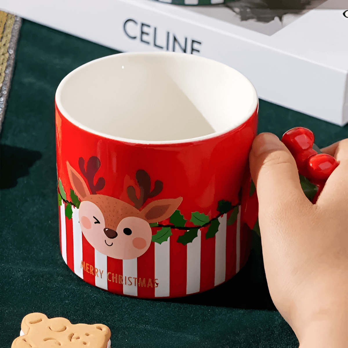 Kush Trading Christmas Gift Box Handle Mug - view 7