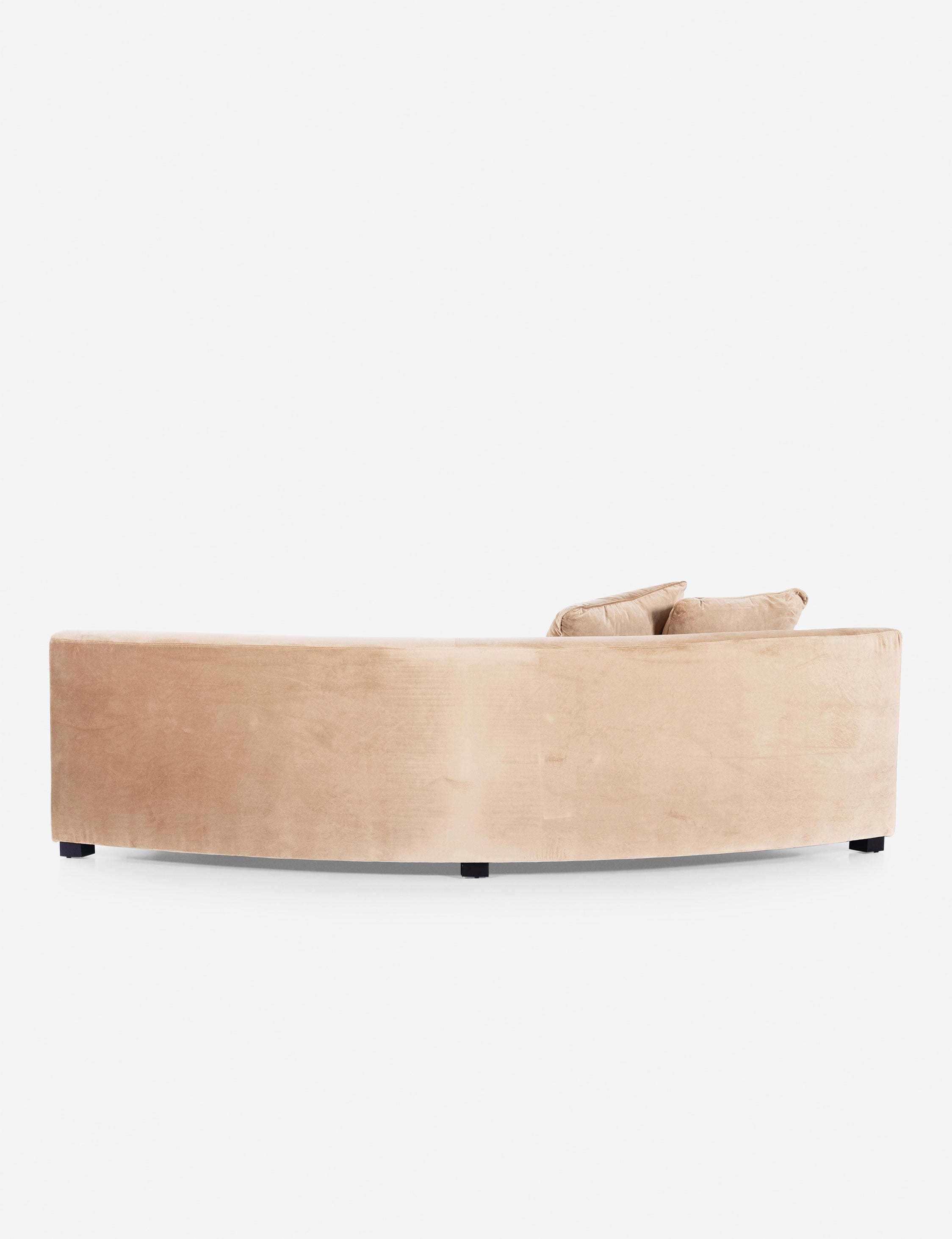 Lulu and Georgia Saban Curved Sofa - view 20