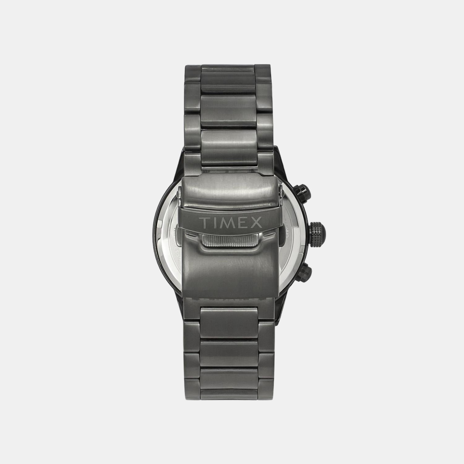 Timex E Class Men Quartz Grey Dial Chronograph Stainless Steel Watch TWEG19403 - view 2
