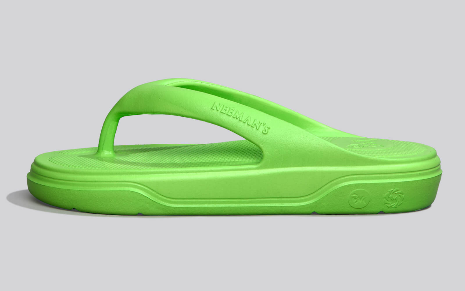 Neeman's Cushers Flips For Women : Neon Green