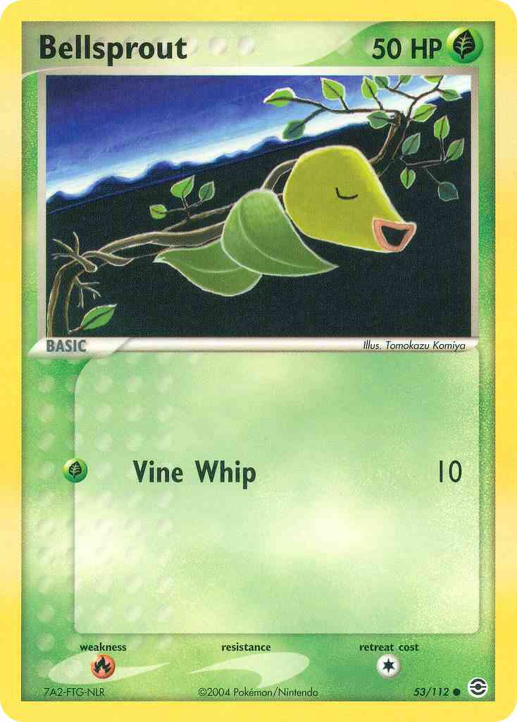 Common ex6-53 non-holo – Pokémon Bellsprout - 53/112 - Common [ex6-53] [Non-Holo]