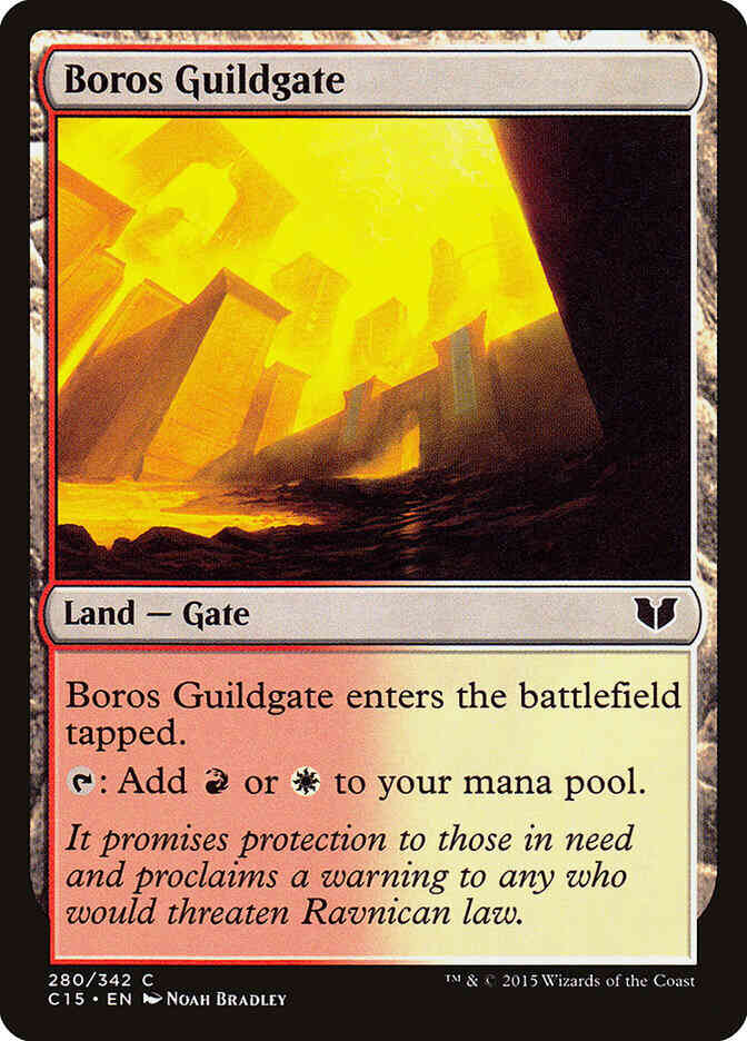 Boros guildgate 280 – Magic Boros Guildgate [280] [Commander 2015] [Non-Foil]