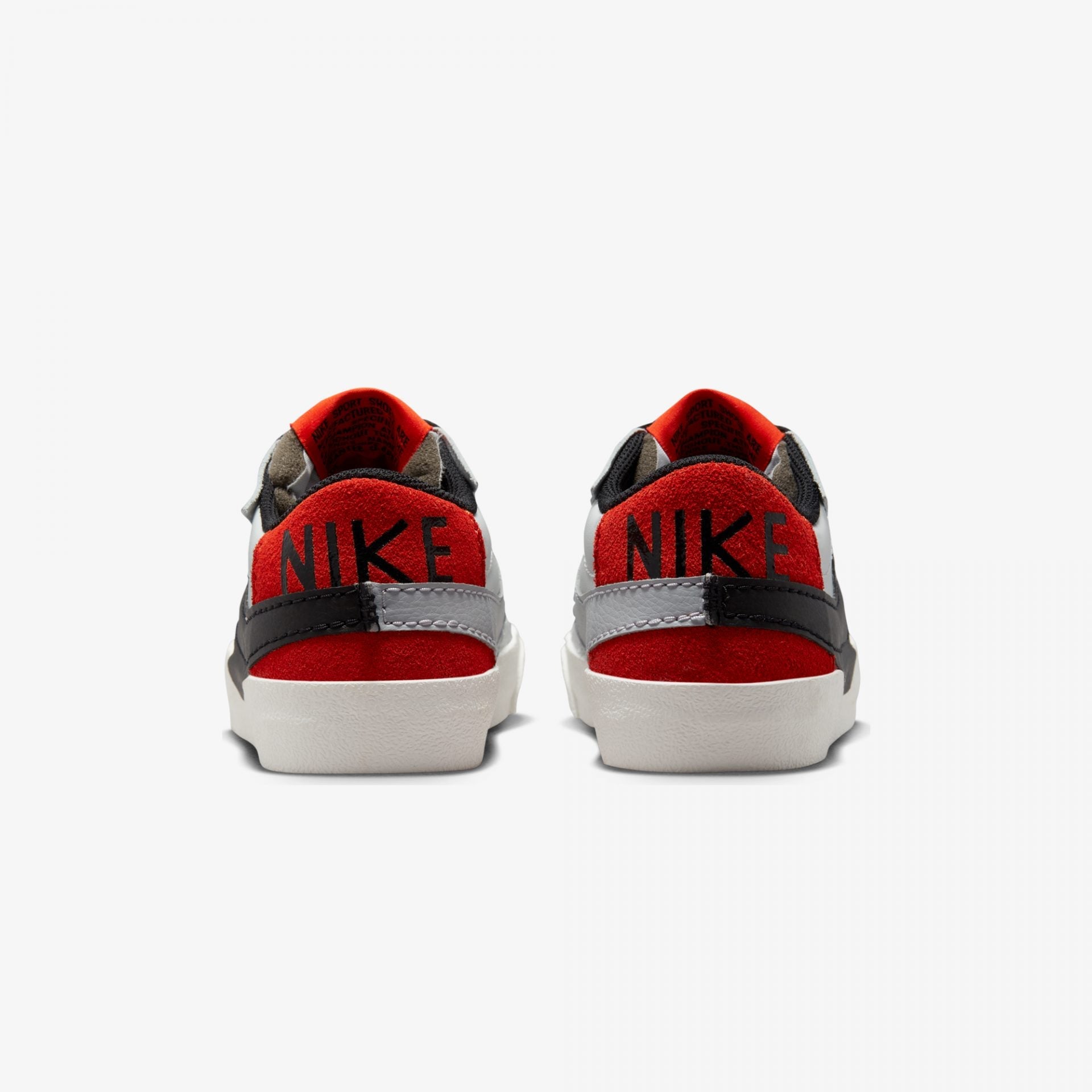 Nike | BLAZER LOW '77 JUMBO { BLACK-PICANTE RED - view 2